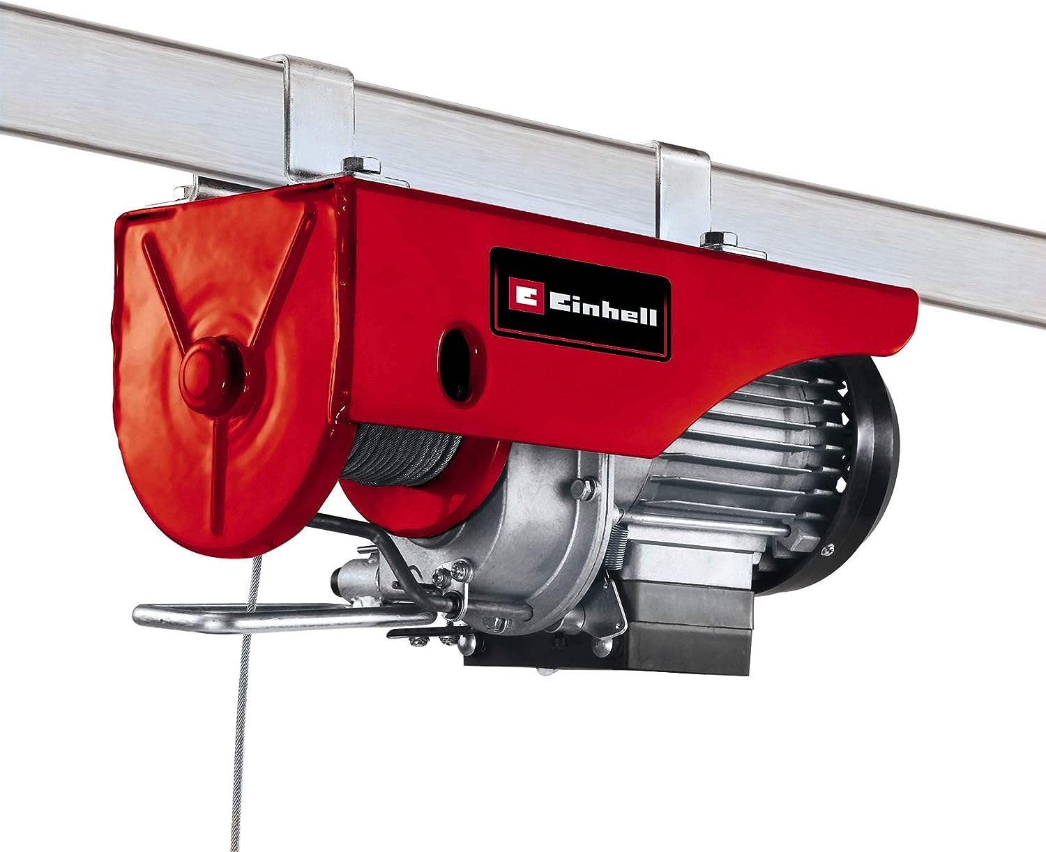 einhell-tc-eh-250-polipasto-el-ctrico-450w-eleva-250kg-cable-de-acero-12m-gancho image 1
