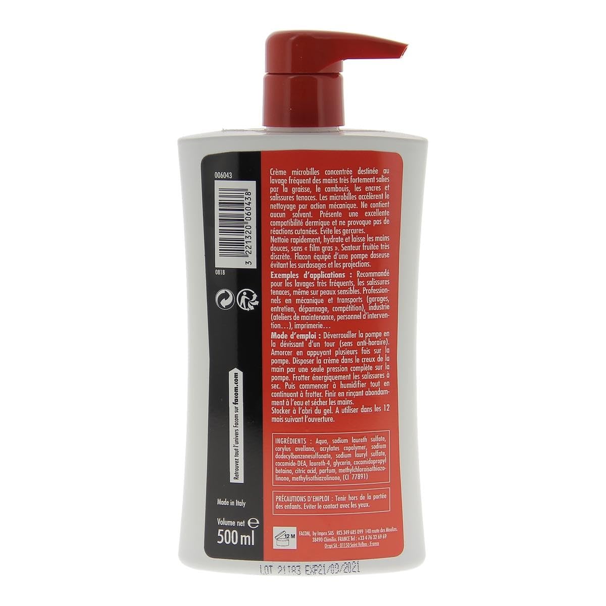 facom-limpiador-de-manos-sin-agua-500ml-quita-grasa-y-suciedad-profesional image 4