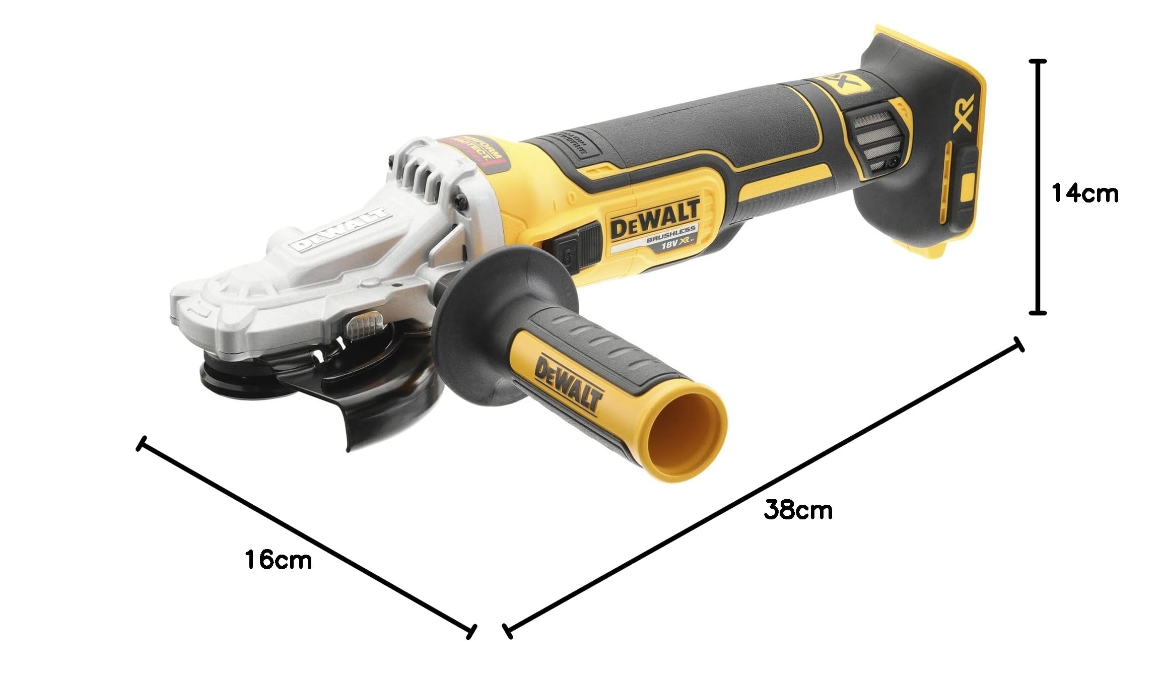 dewalt-amoladora-angular-inal-mbrica-18v-xr-sin-escobillas-cabeza-plana-125-mm-d image 7
