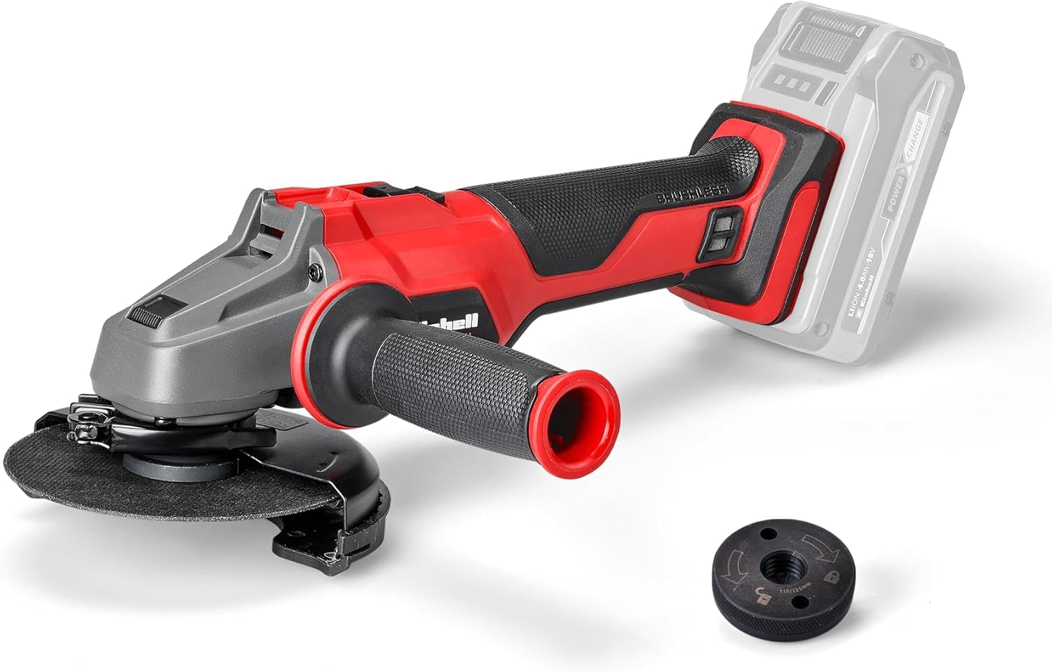 einhell-amoladora-angular-axxio-18-115-q-li-solo-power-x-change-18-v-disco-115-m image 1