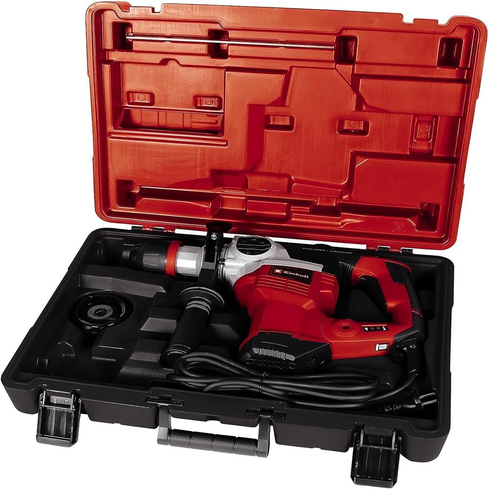 einhell-te-rh-38-3f-martillo-perforador-sds-max-1050w-9j-38mm-en-hormig-n-cincel image 2