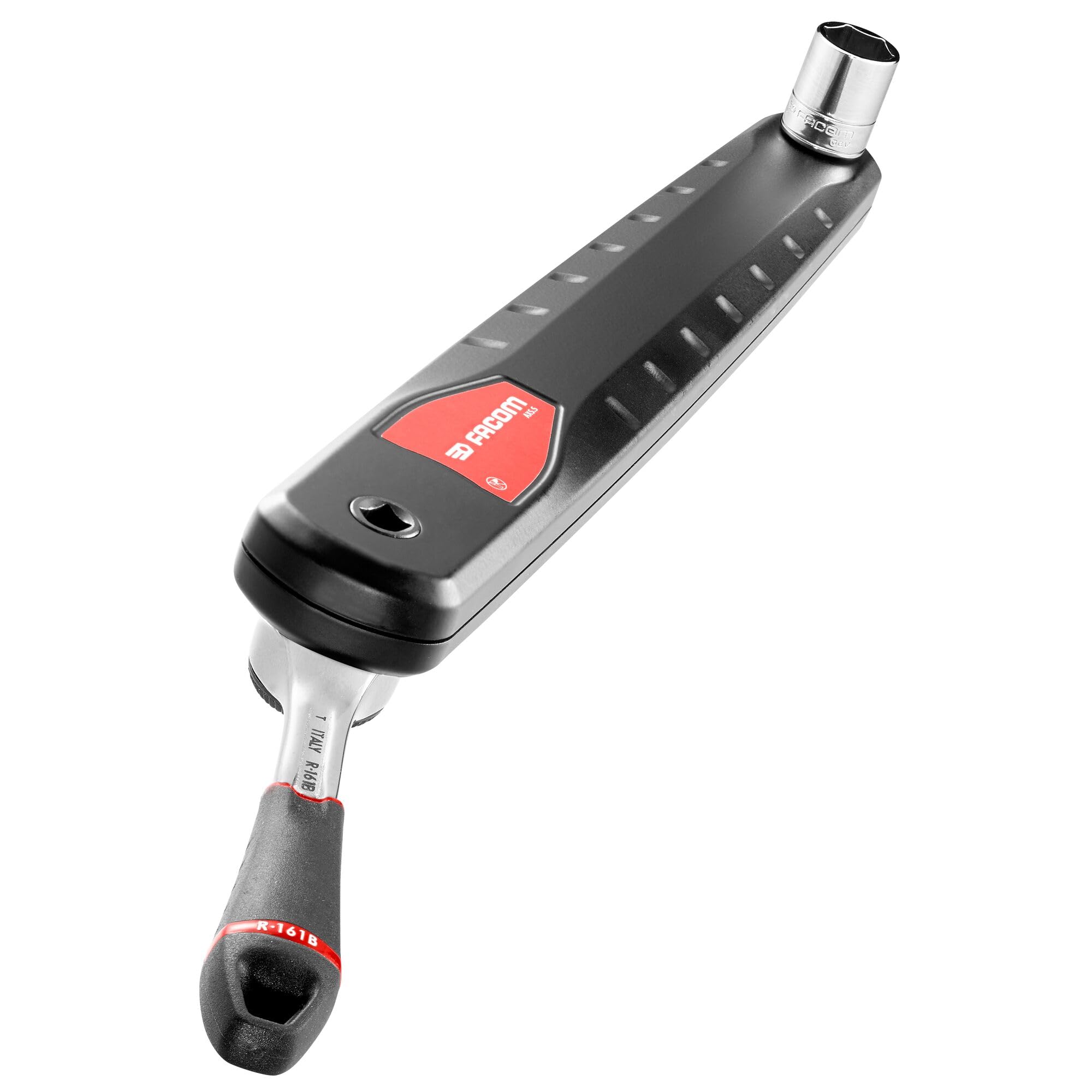 facom-trinquete-impermeable-de-potencia-1-4-r-161b-mango-ergon-mico-bi-material- image 5