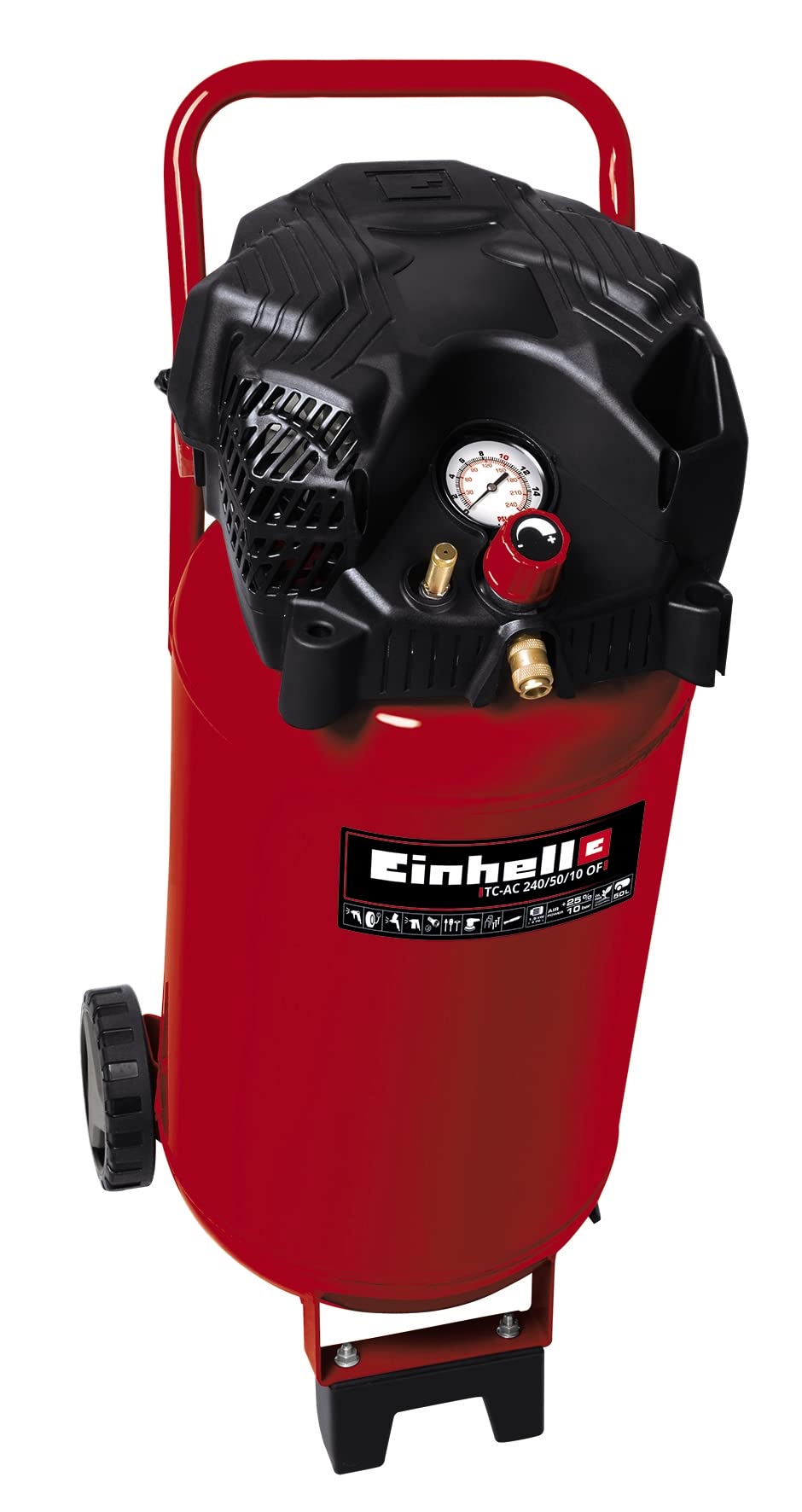 einhell-compresor-de-aire-50l-sin-aceite-1500w image 1