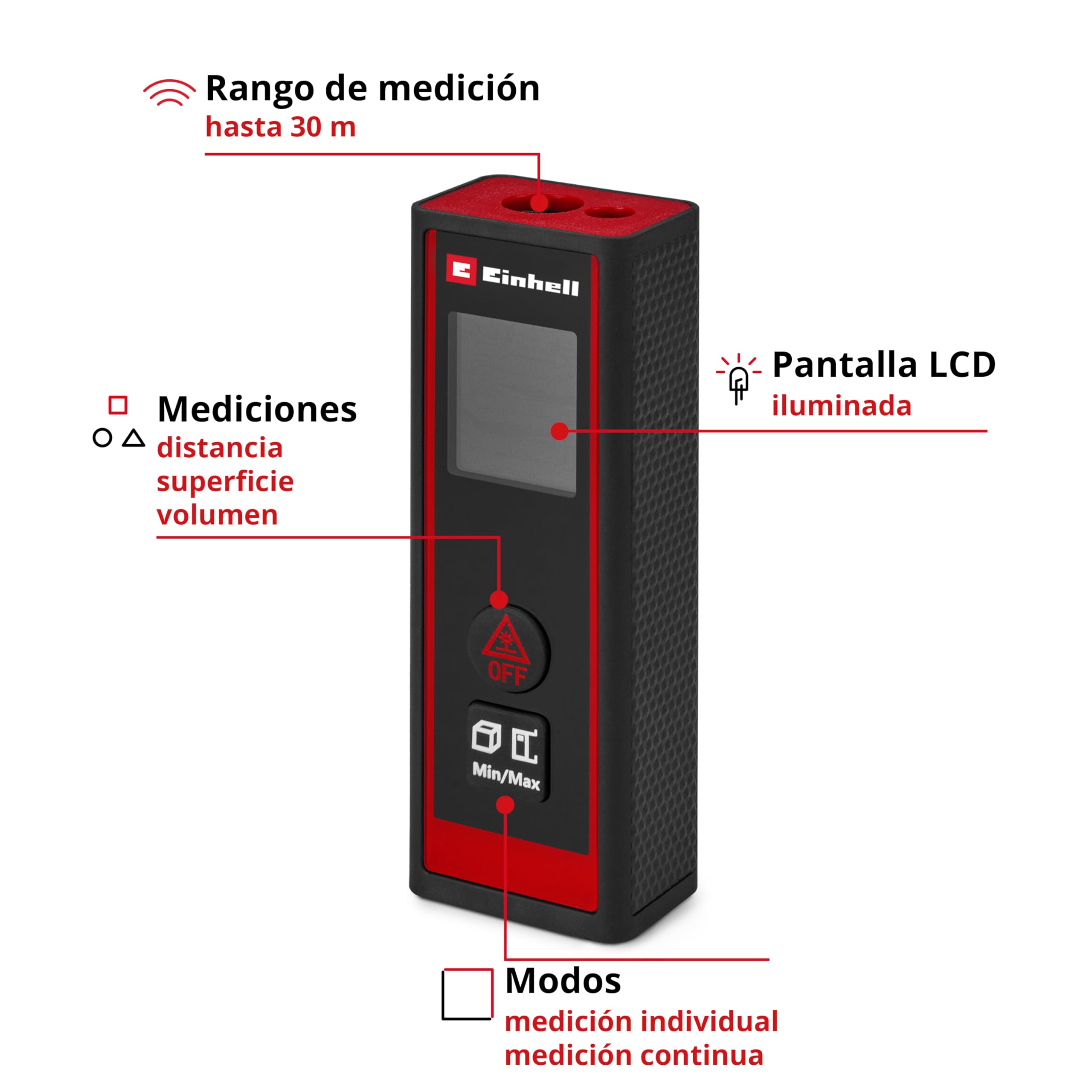 einhell-tc-ld-30-r-medidor-de-distancia-l-ser-30m image 2