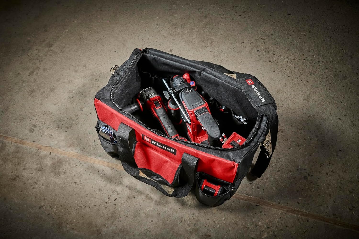 einhell-bolsa-para-herramientas-56-29-resistente-fondo-reforzado-m-ltiples-bolsi image 2