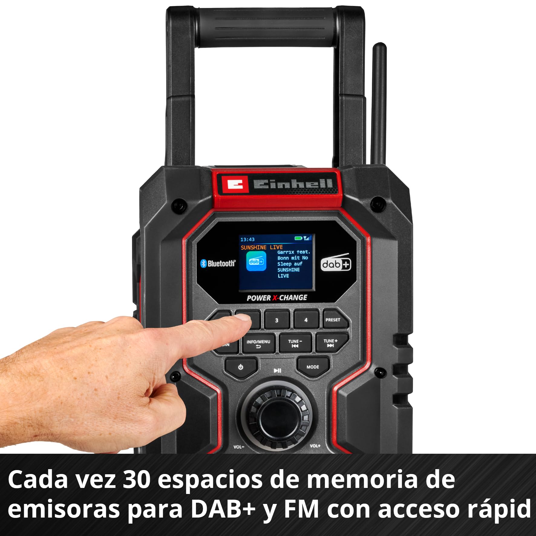 einhell-radio-de-obra-te-cr-18-li-dab-fm-bt-solo-power-x-change-18v-dab-fm-bluet image 8
