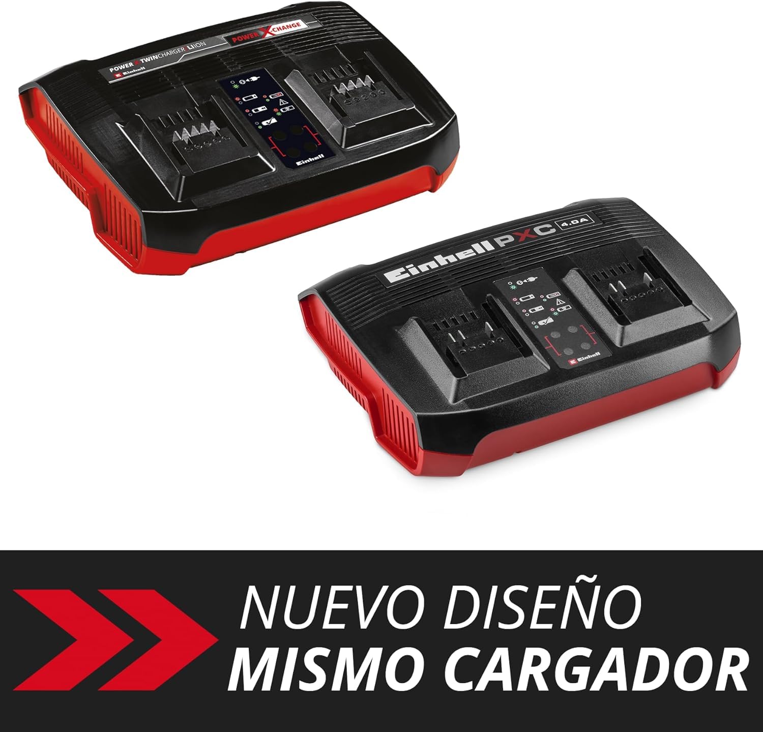 original-einhell-cargador-power-x-twincharger-4a-power-x-change-18v-carga-simult image 2