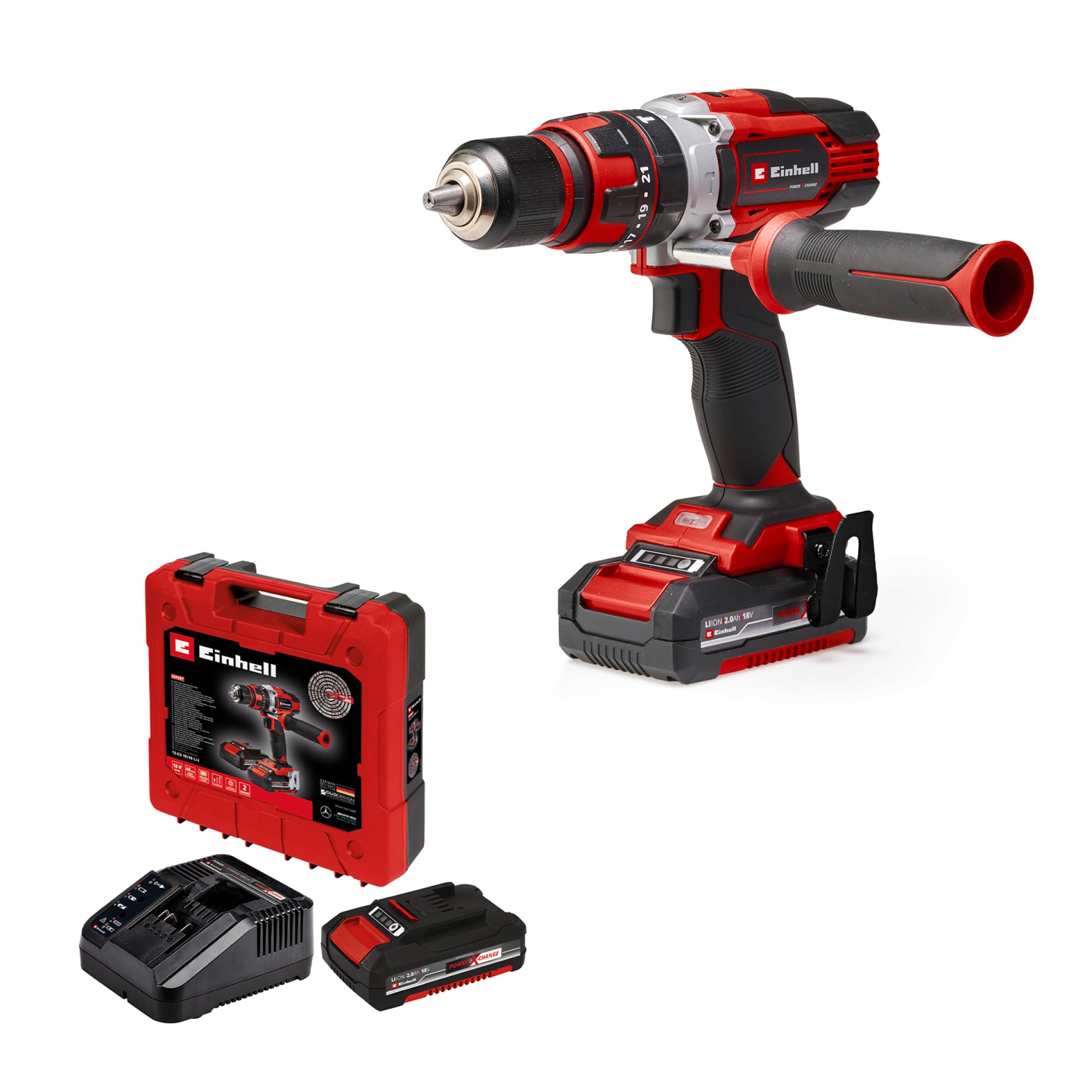 einhell-te-cd-18-48-li-i-taladro-percutor-sin-cable-2x2-0ah-power-x-change image 1