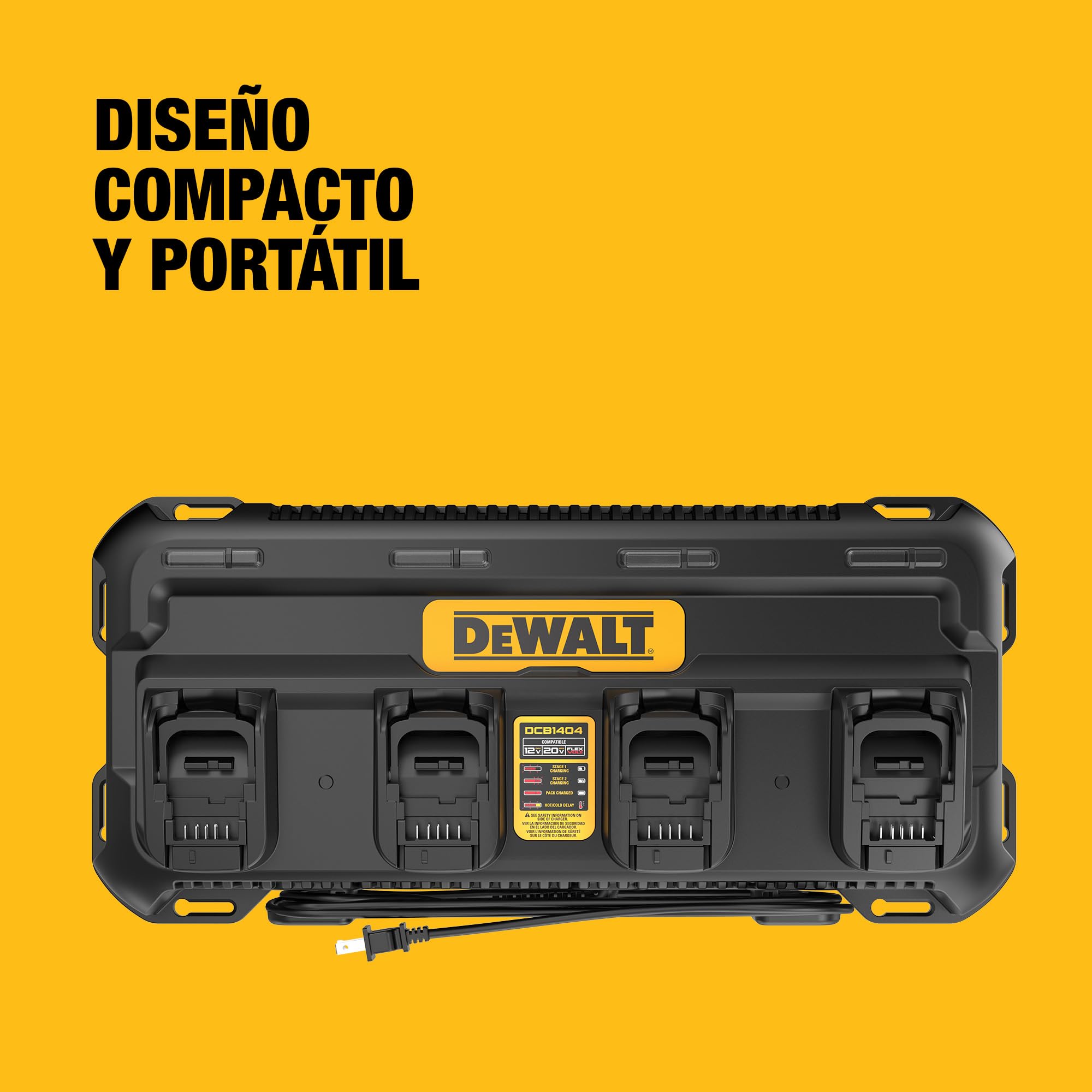 dewalt-dcb1404-qw-cargador-quadport-4a-para-4-bater-as-18v-xr-y-54v-flexvolt-con image 5
