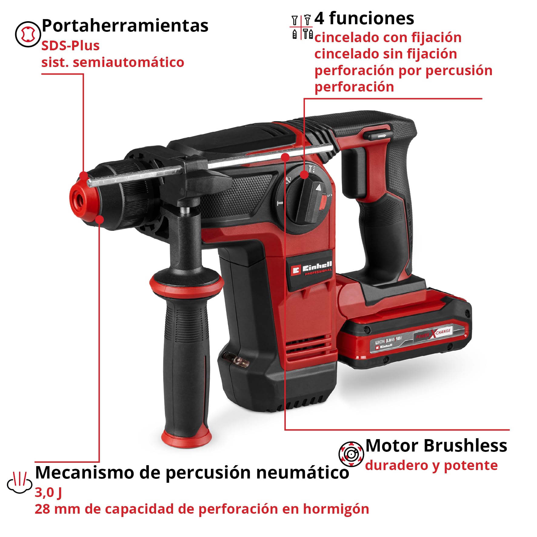 einhell-professional-tp-hd-18-28-li-bl-4-martillo-perforador-a-bater-a-18v-brush image 3