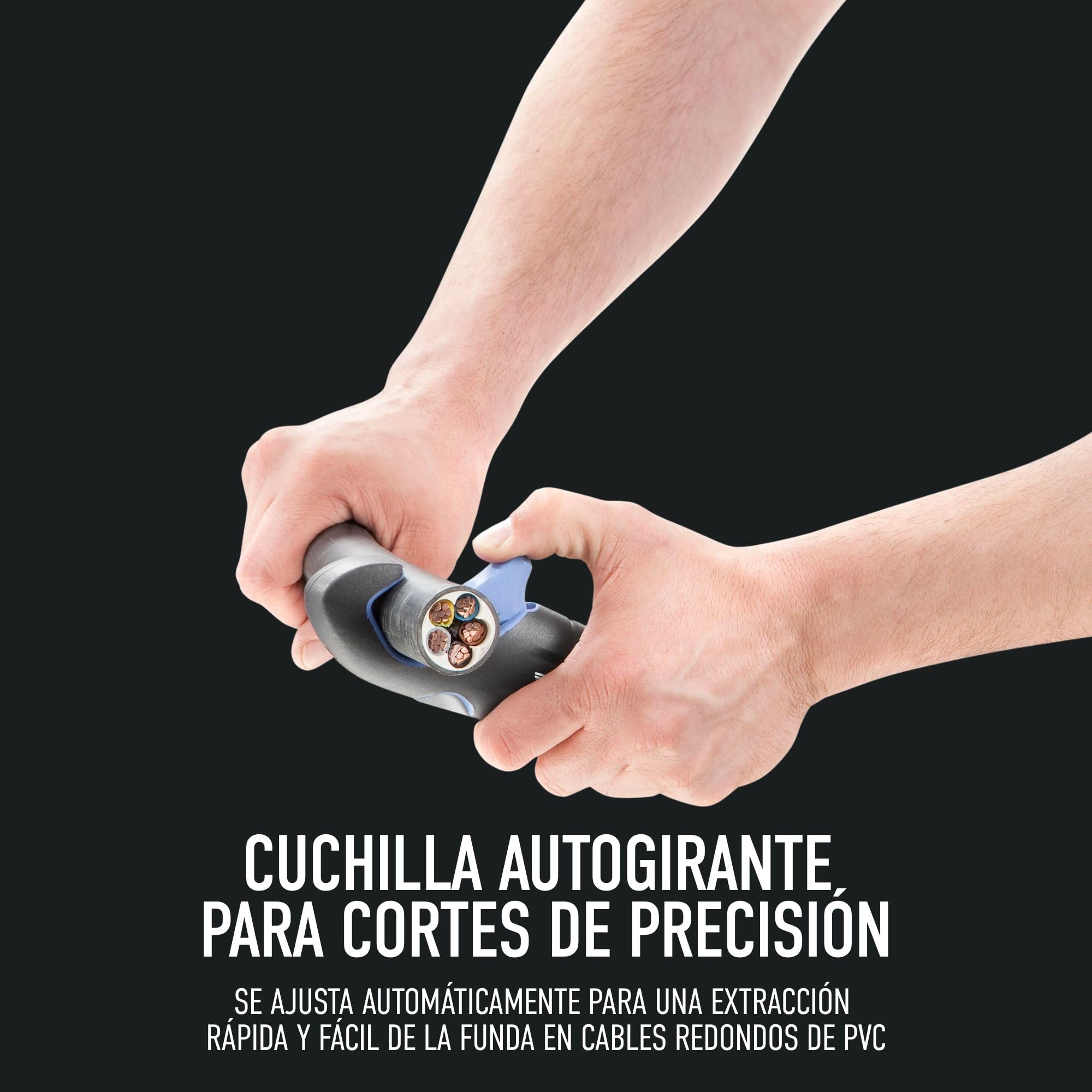 facom-872271-pelacables-multifunci-n-con-gatillo-cuerpo-de-zamac-cuchilla-auto-p image 4