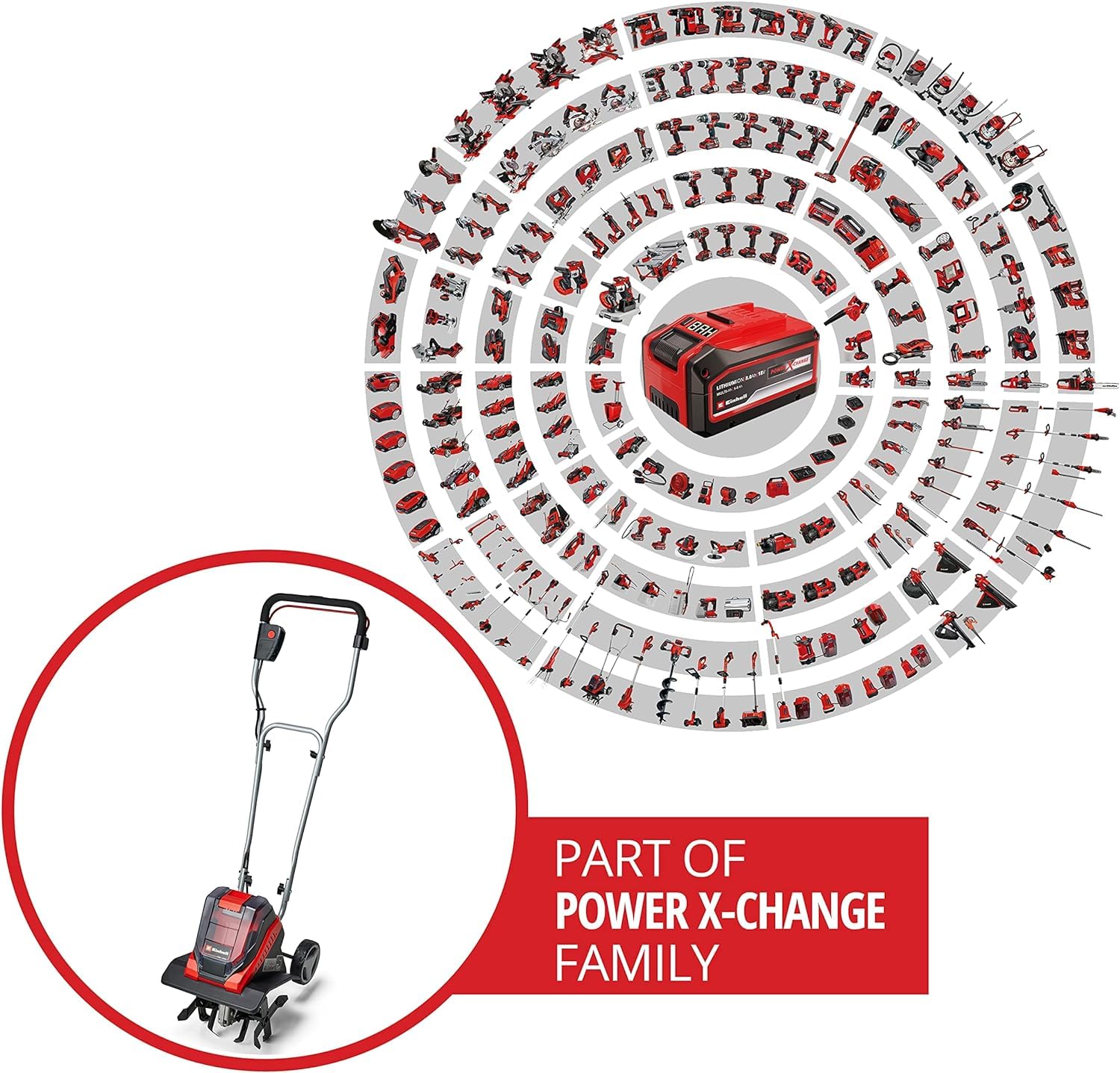 einhell-ge-cr-30-li-aradora-inal-mbrica-36v-power-x-change-4-cuchillas-ancho-30c image 2