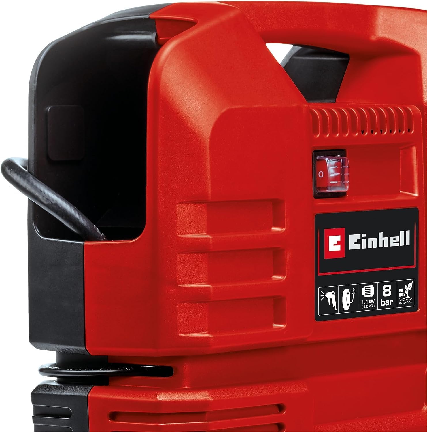 einhell-compresor-tc-ac-190-of-set-8-bar-1100w-incluye-pistola-de-soplado-y-adap image 4