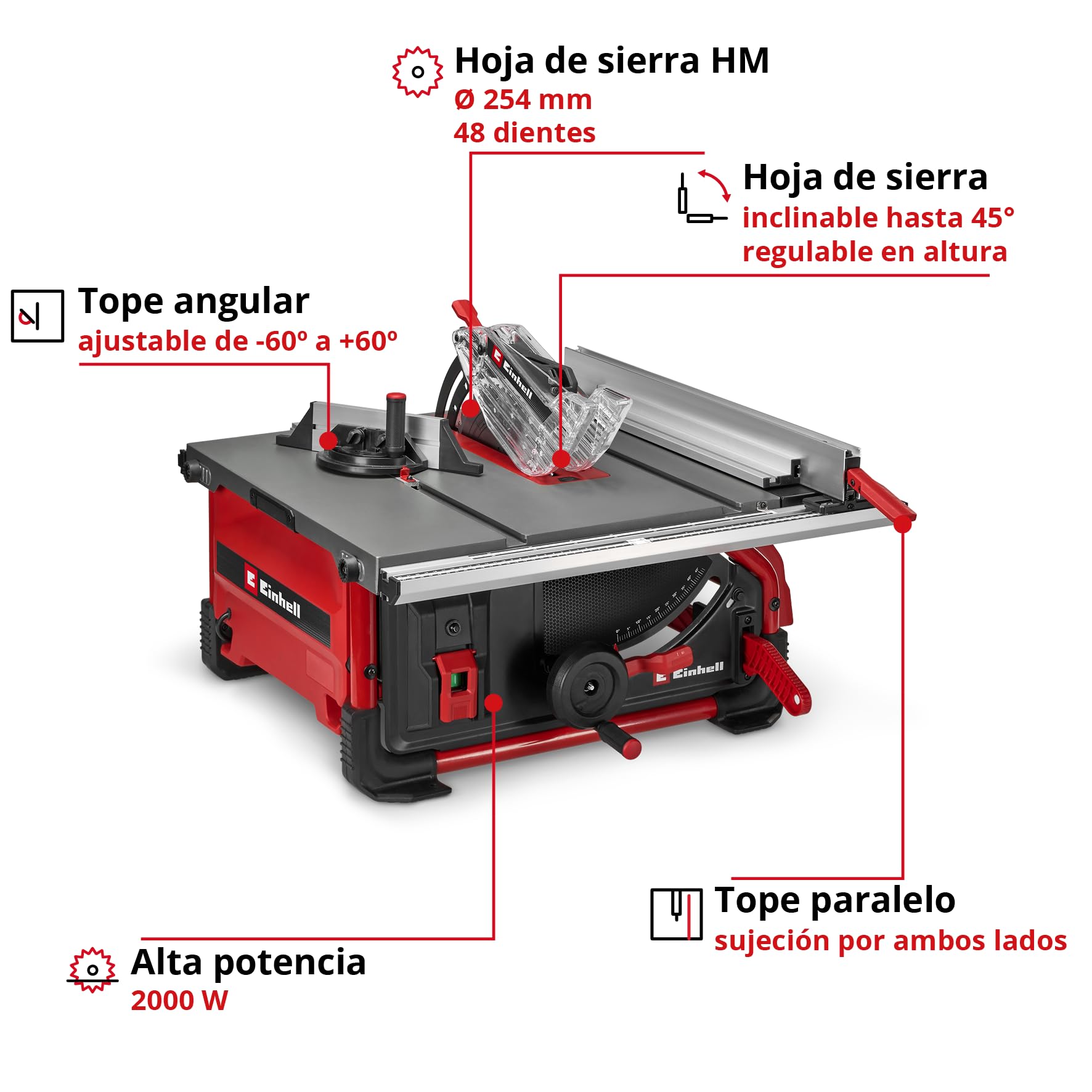 sierra-circular-de-mesa-einhell-te-ts-10-t-de-2000-w-con-hoja-de-254-mm-y-prolon image 2