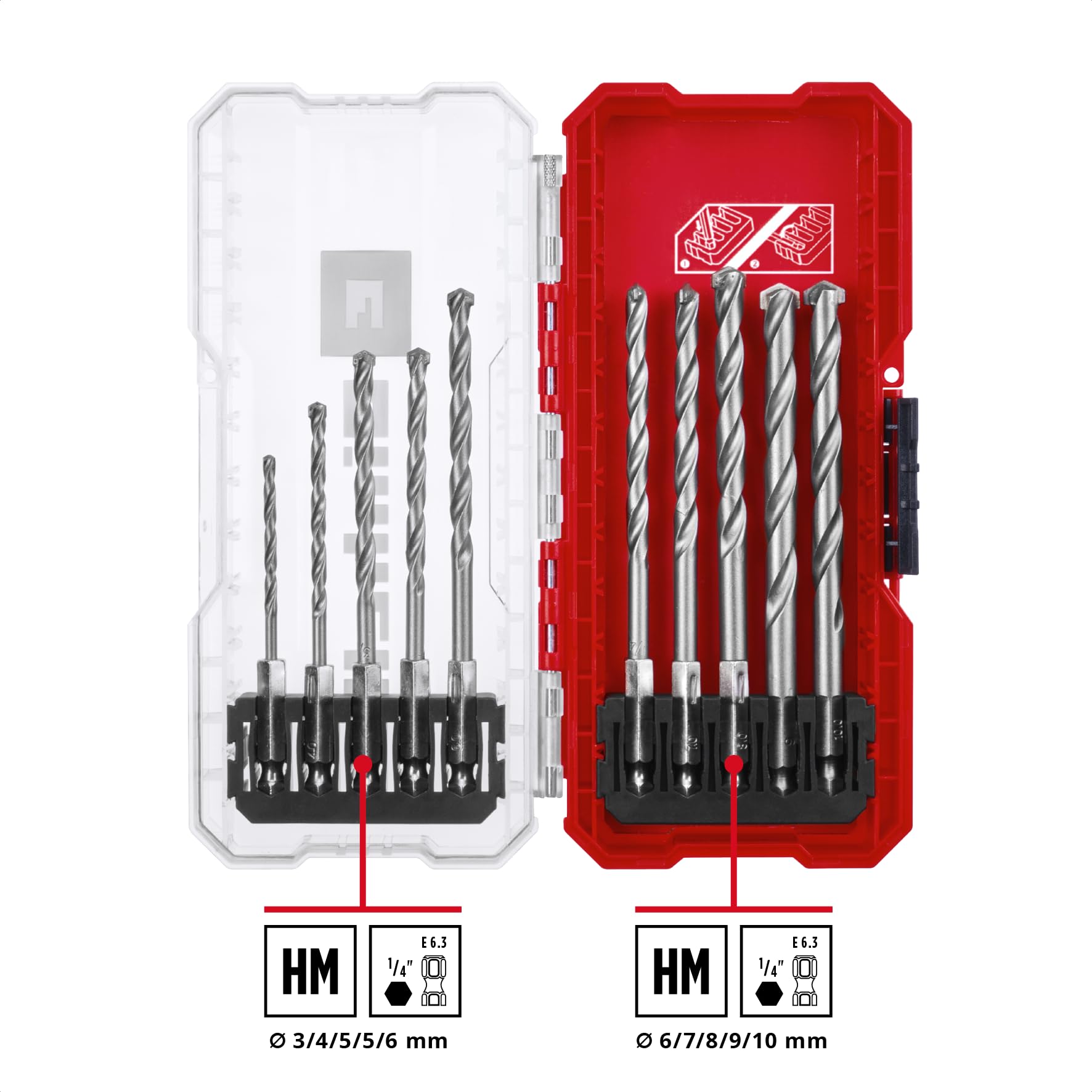 einhell-s-case-juego-de-10-brocas-para-mamposter-a-din-10083-2-v-stago-e-6-3-pun image 3