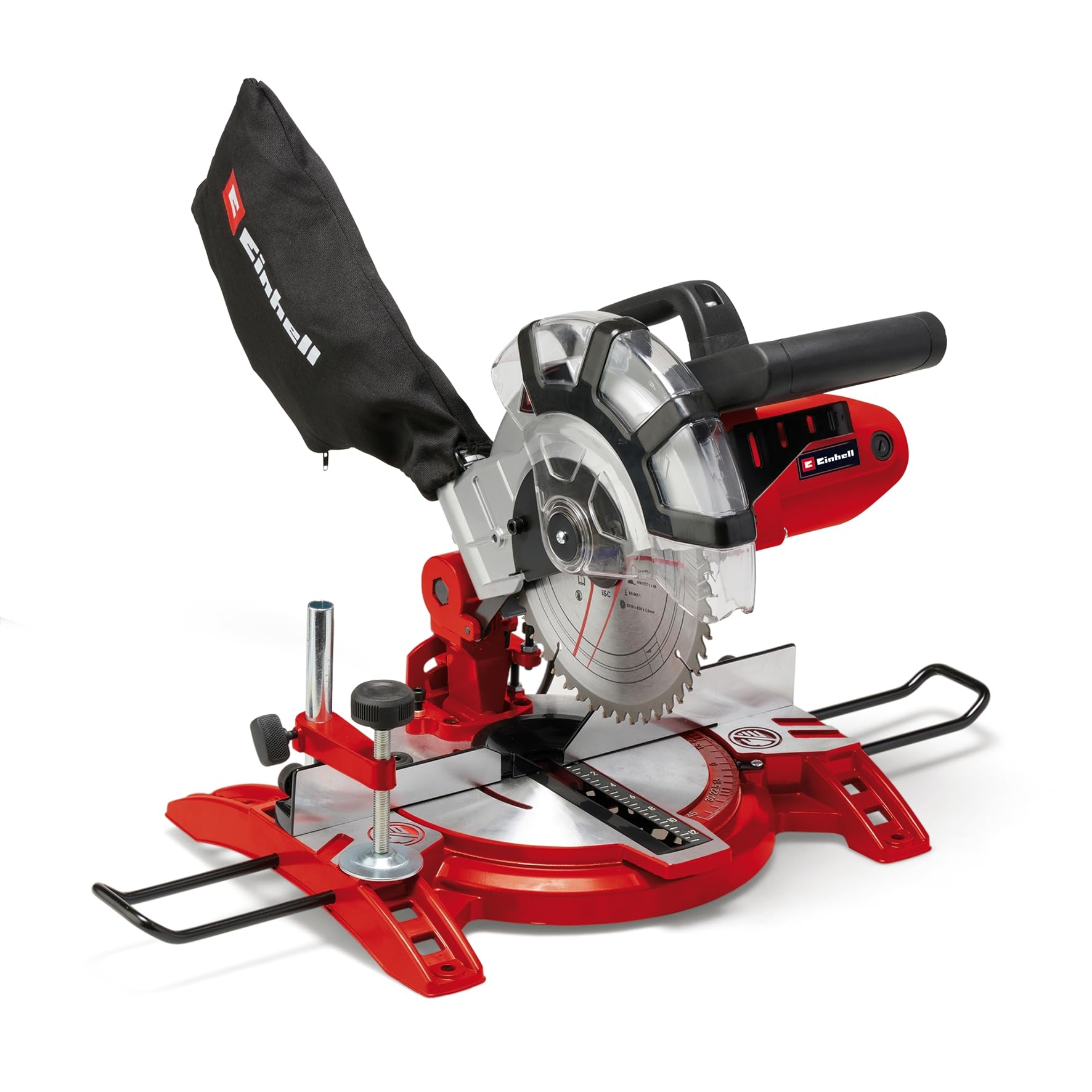 einhell-tc-ms-2112-ingletadora-con-cable-1600w-5000-rpm-disco-210mm-corte-a-ingl image 1