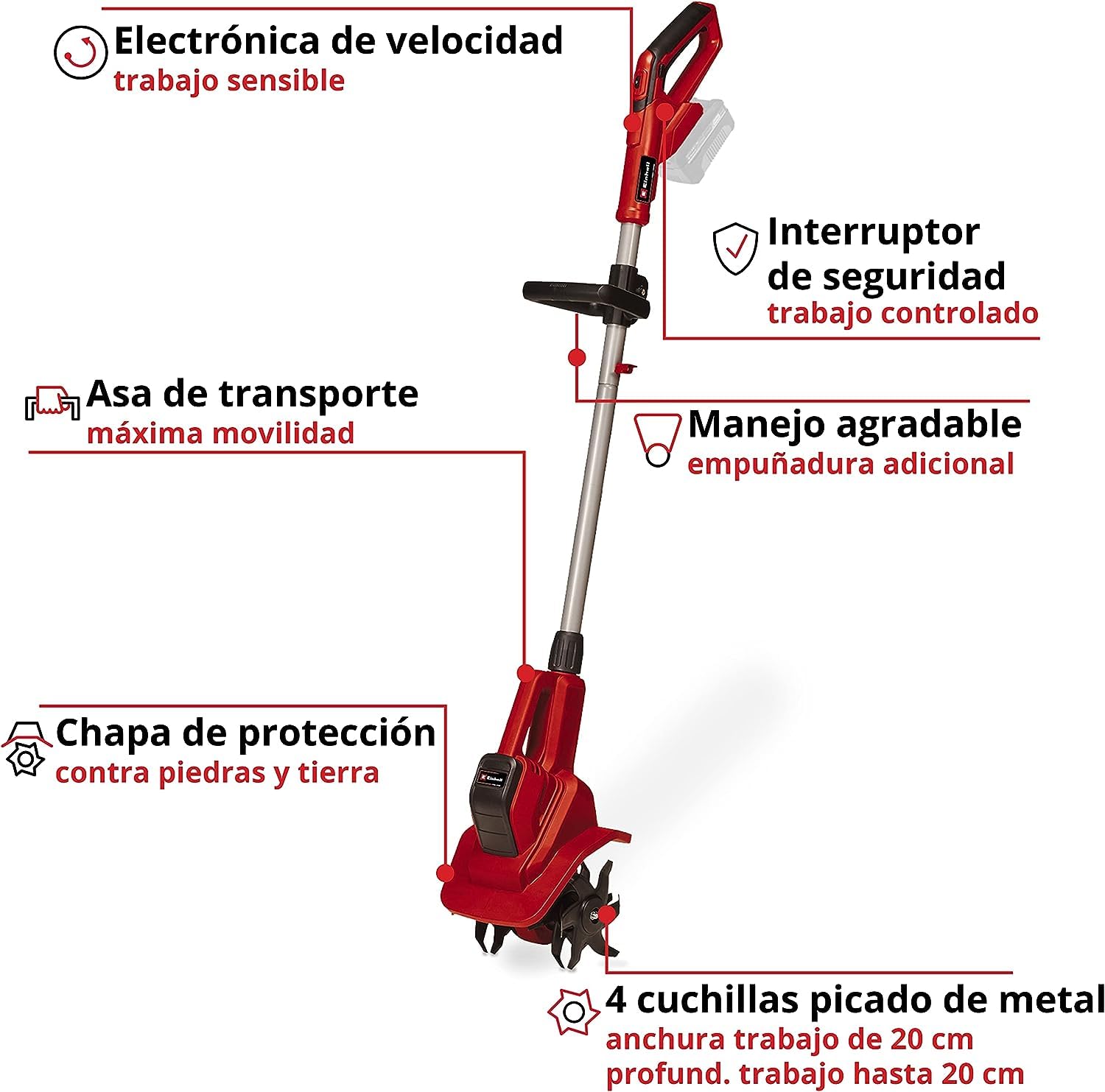 einhell-ge-cr-18-20-li-e-solo-motoazada-18v-power-x-change-ancho-de-trabajo-20cm image 3