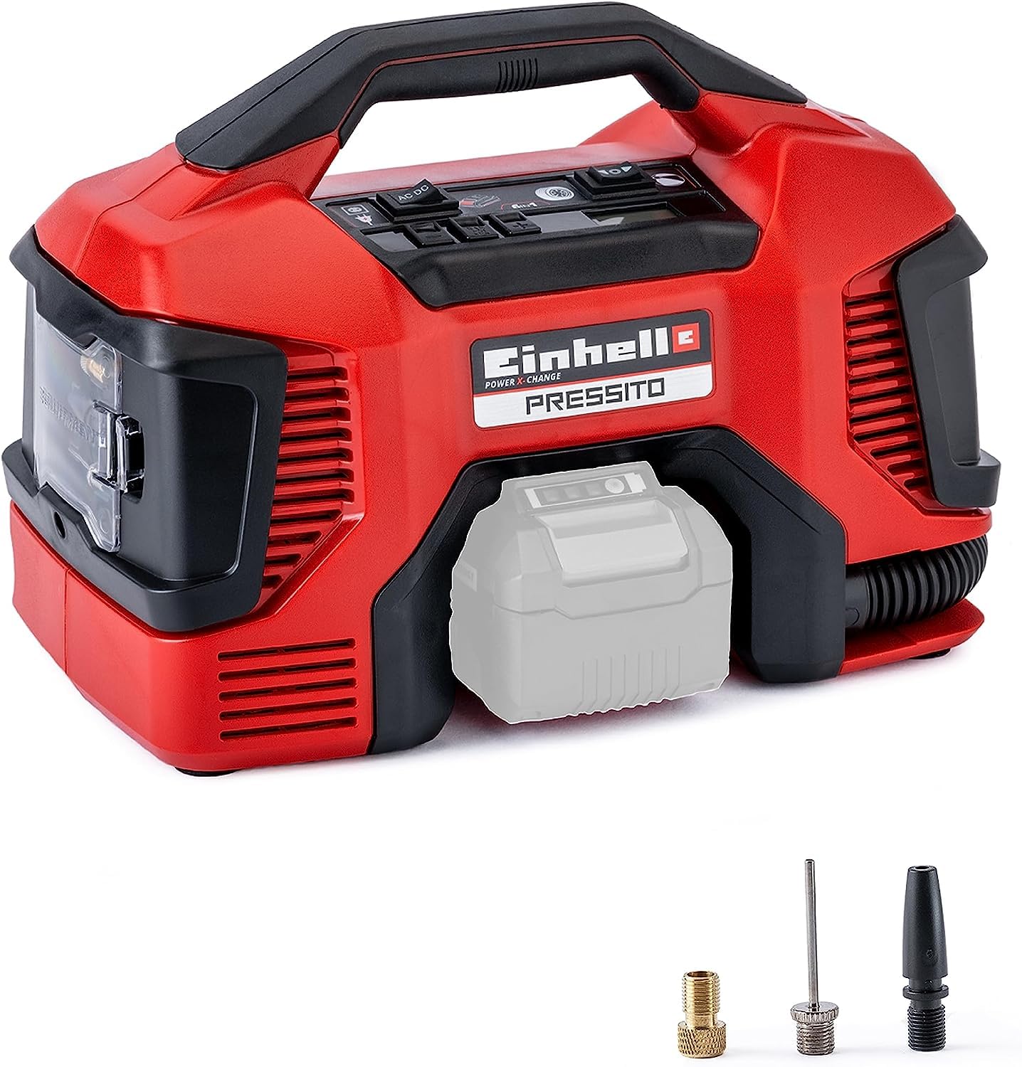 einhell-pressito-power-x-change-compresor-h-brido-18v-inflador-con-cable-y-bater image 1
