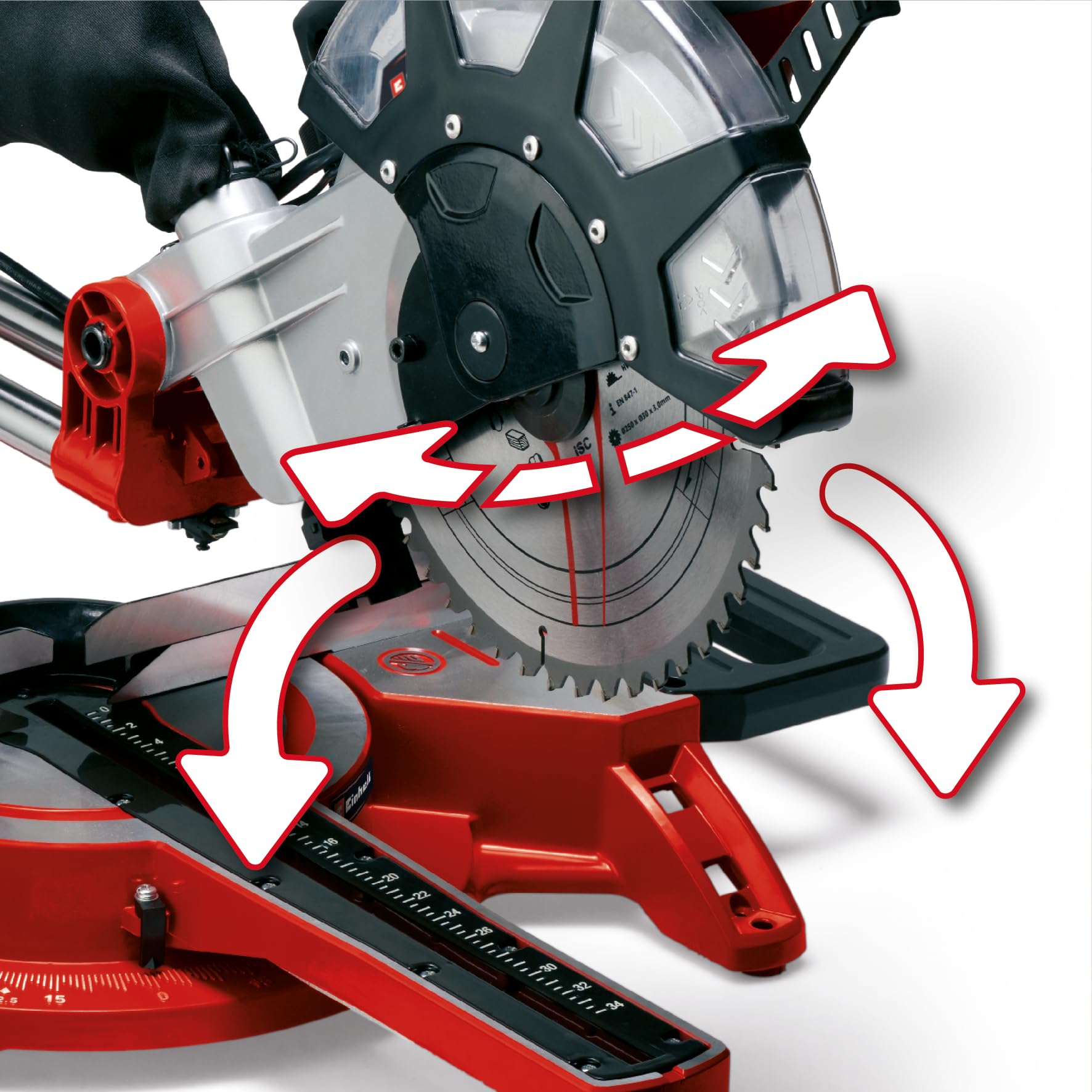 einhell-ingletadora-tc-sm-2534-1-dual-2350-w-funci-n-de-tracci-n-cabezal-inclina image 3