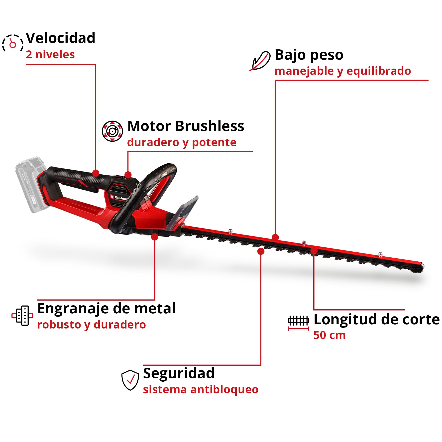 einhell-professional-cortasetos-gp-ch-18-50-li-bl-solo-18-v-50-cm-hojas-20-mm-di image 3