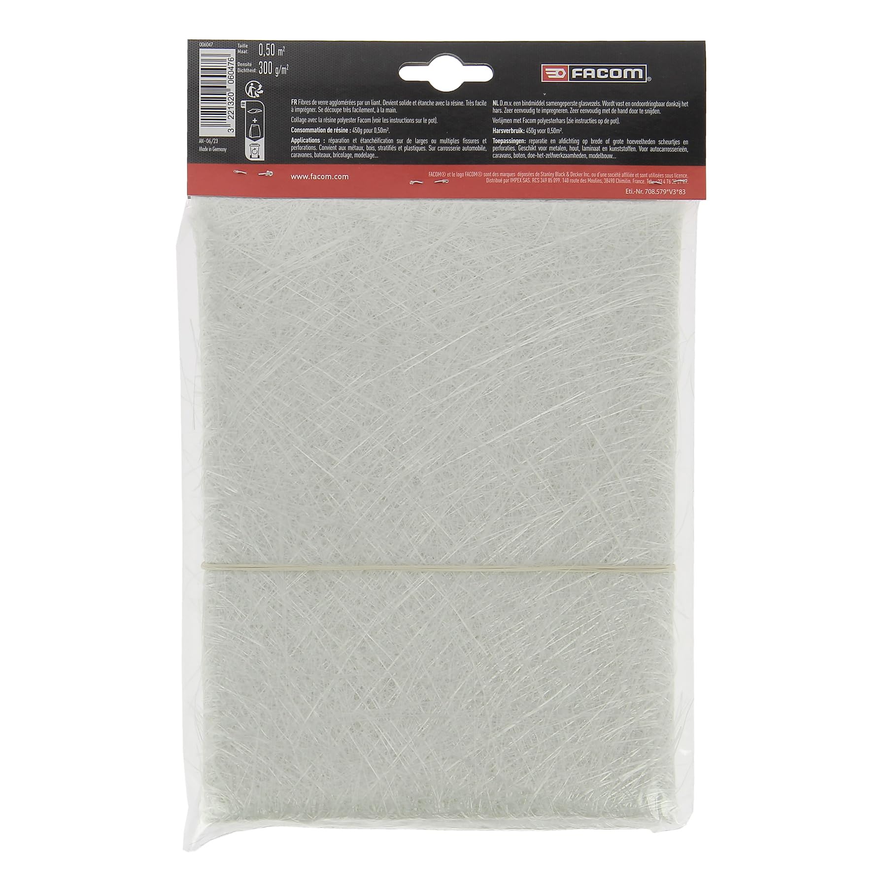 facom-006047-mate-de-vidrio-0-5-m-para-reparaciones-de-fibra-de-vidrio image 2