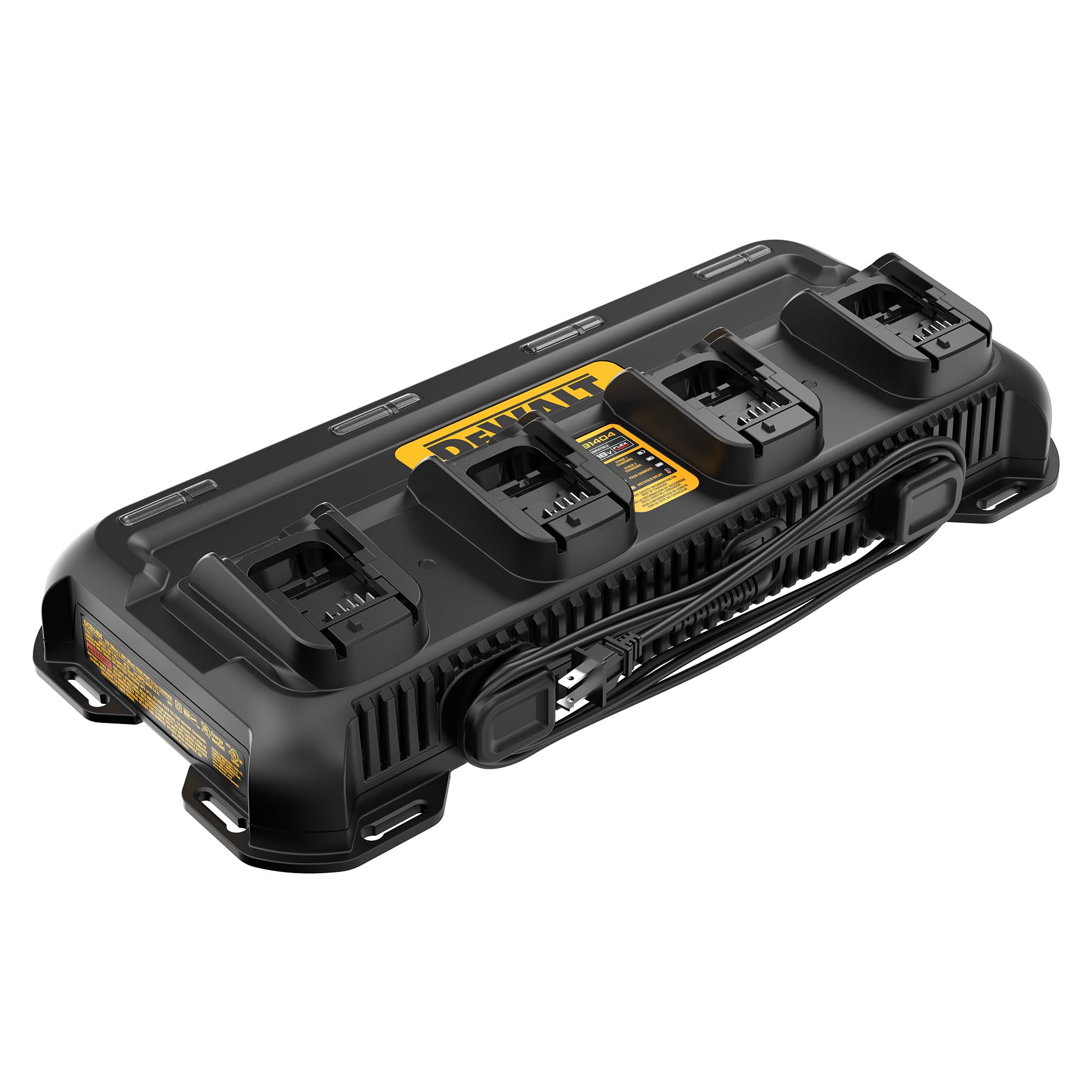 dewalt-dcb1404-qw-cargador-quadport-4a-para-4-bater-as-18v-xr-y-54v-flexvolt-con image 1