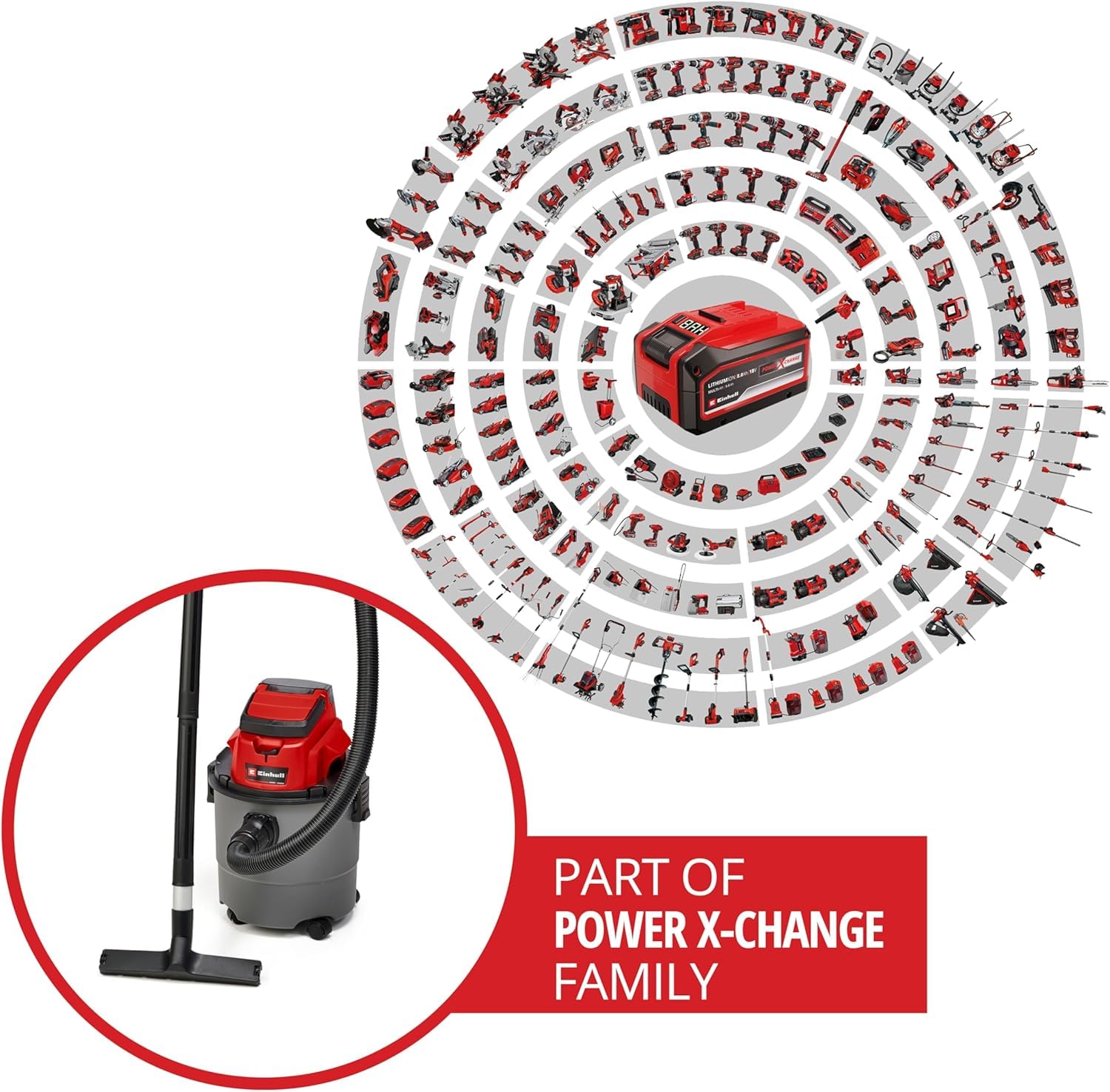 einhell-aspirador-en-seco-y-h-medo-tc-vc-18-15-li-solo-power-x-change-18v-15l image 2