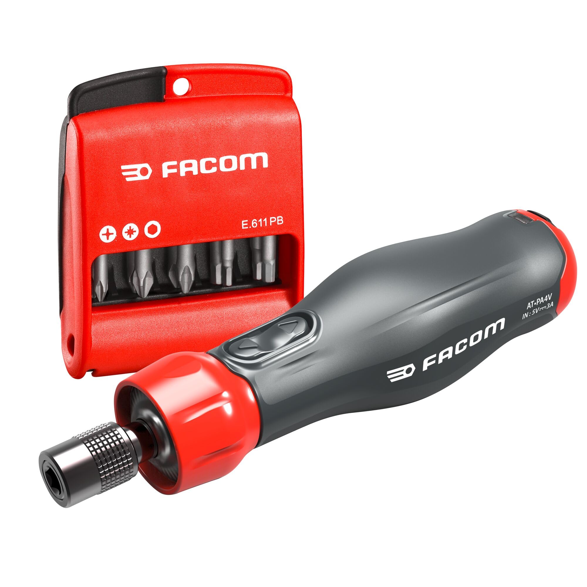facom-e-protwist-destornillador-el-ctrico-4v-con-juego-de-12-puntas-torx-ph-pz-a image 1