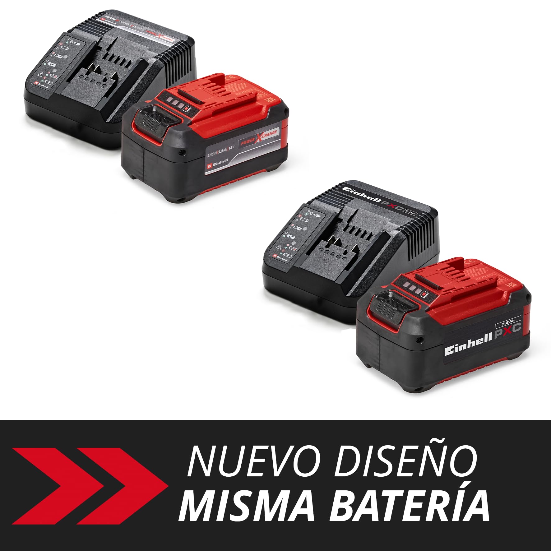 original-einhell-kit-de-principiantes-bater-a-5-2-ah-y-cargador-power-x-change-1 image 2