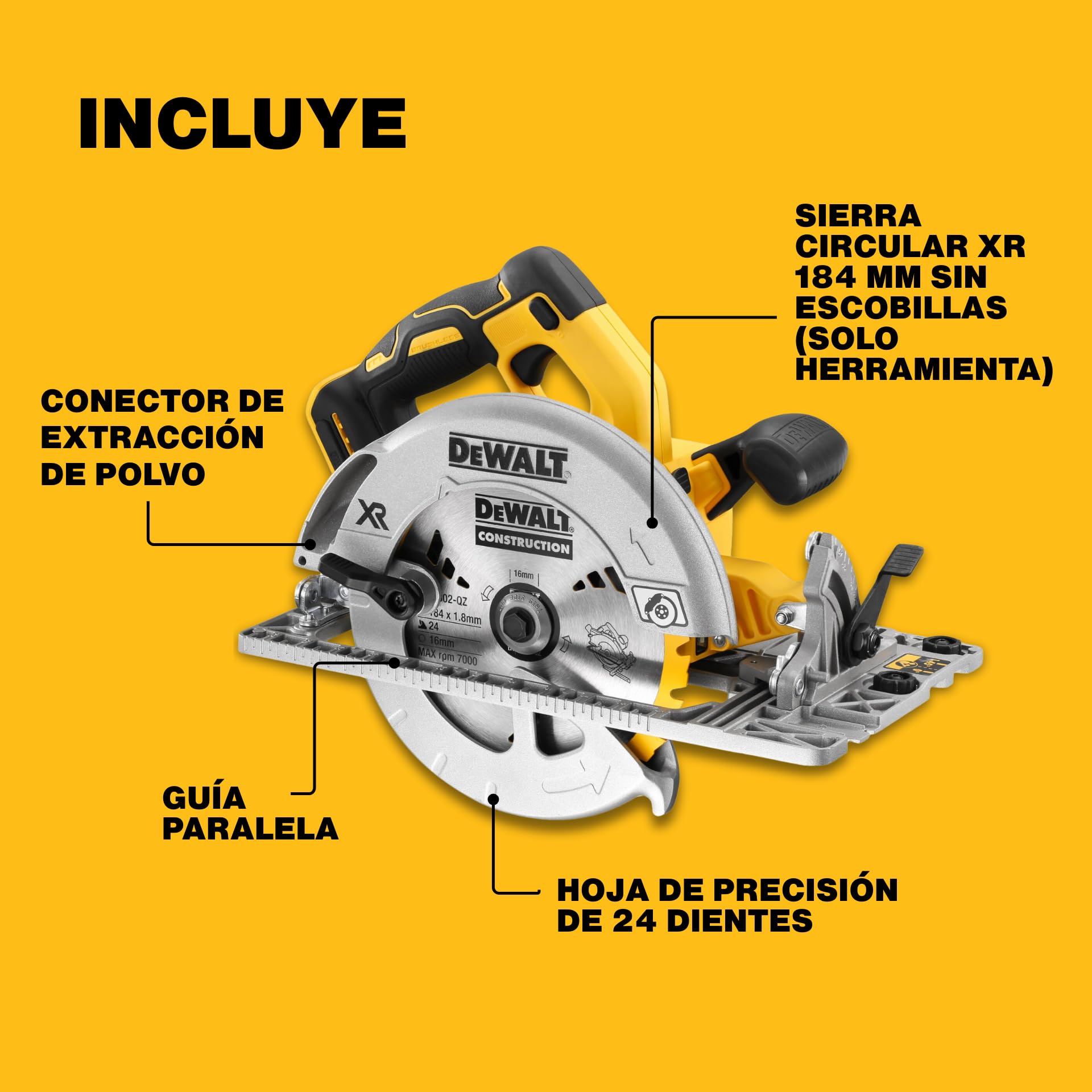 dewalt-dcs572nt-xj-sierra-circular-sin-escobillas-xr-18v-con-hoja-184mm-corte-58 image 4