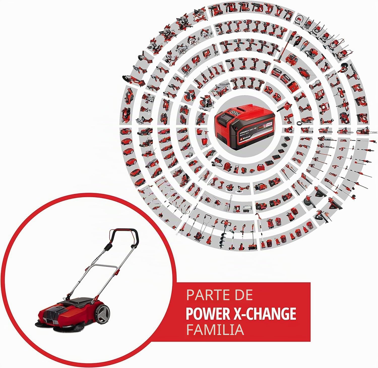 einhell-barredora-con-bater-a-te-sw-18-610-li-solo-power-x-change-18v-61cm-ancho image 2