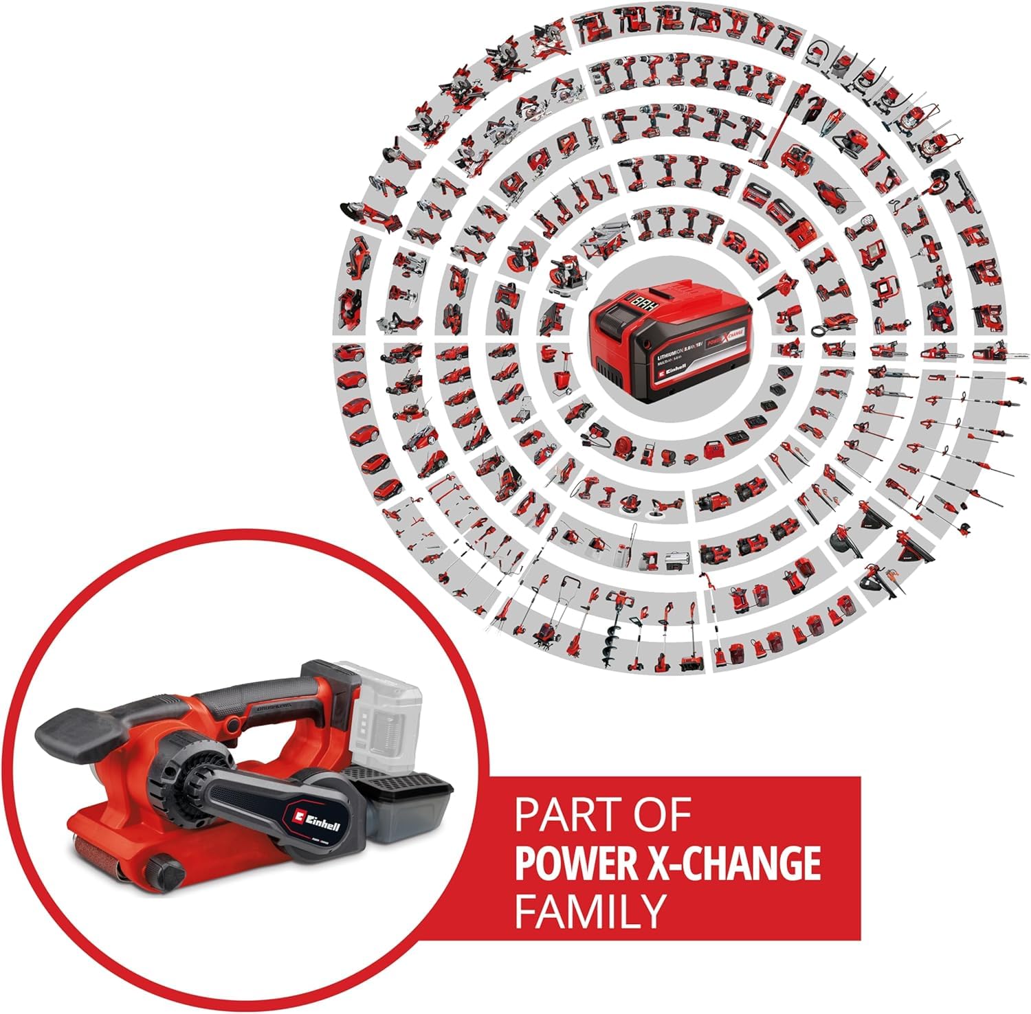 einhell-professional-lijadora-de-banda-a-bater-a-tp-bs-18-457-li-bl-solo-power-x image 2