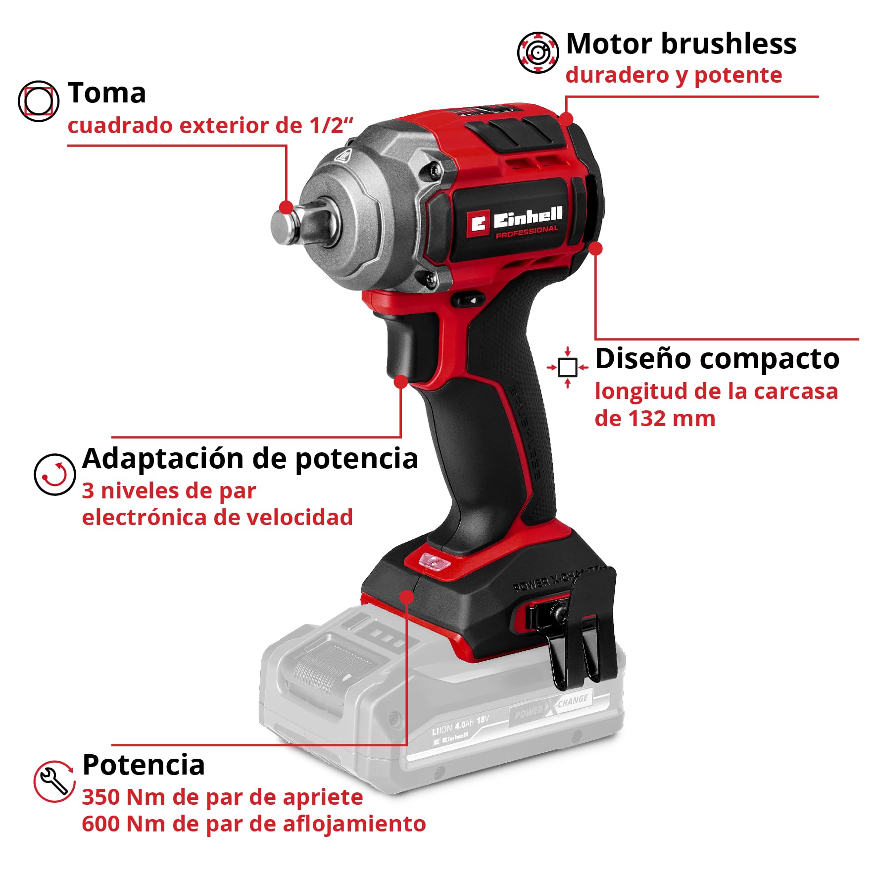 einhell-professional-atornillador-de-impacto-sin-escobillas-tp-cw-18-350-c-li-bl image 3