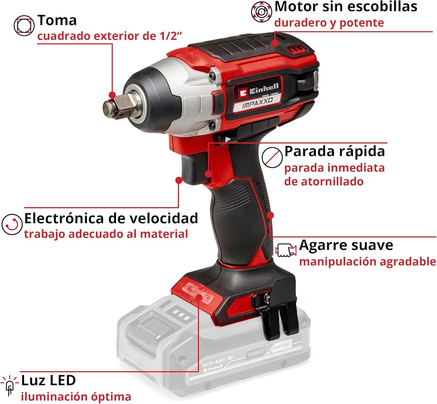 einhell-atornillador-de-impacto-impaxxo-18-230-power-x-change-18-v-230-nm-motor- image 3
