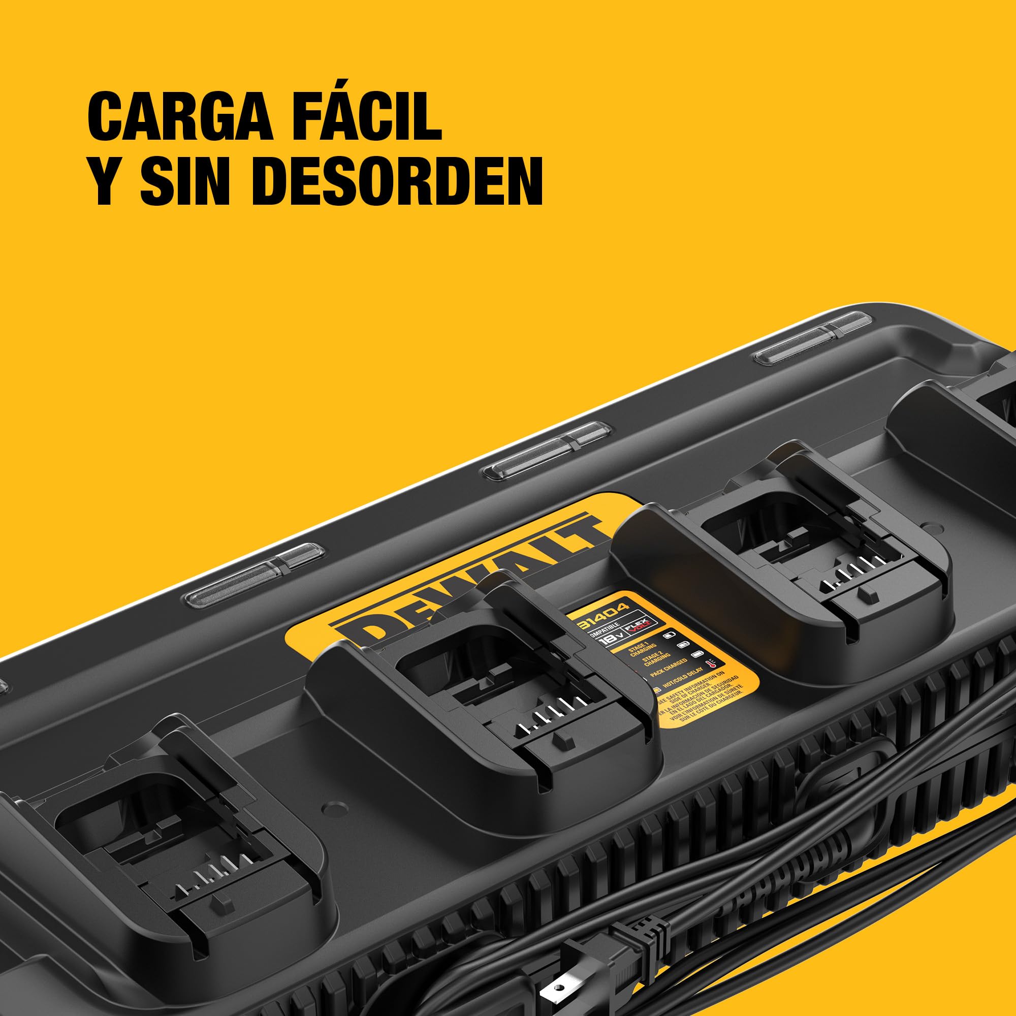 dewalt-dcb1404-qw-cargador-quadport-4a-para-4-bater-as-18v-xr-y-54v-flexvolt-con image 6