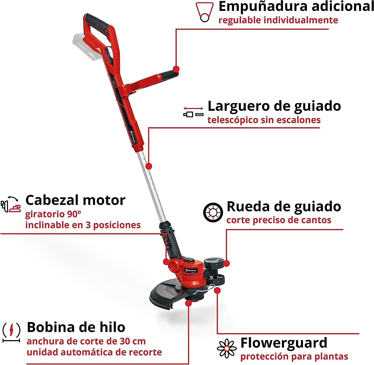 einhell-ge-ct-18-30-li-solo-recortadora-de-c-sped-inal-mbrica-18v-power-x-change image 3