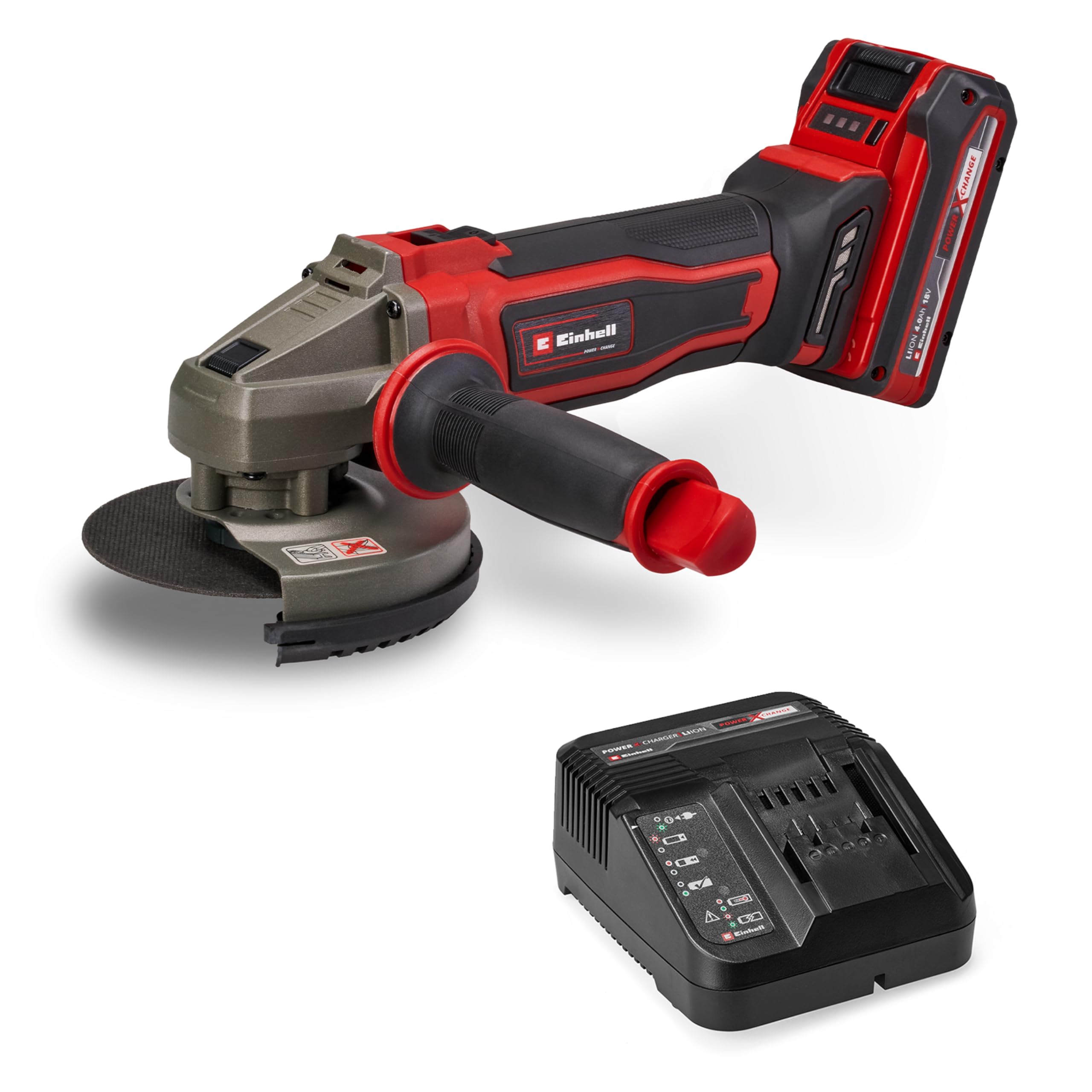 einhell-te-ag-18-125-2-li-amoladora-angular-con-bater-a-18v-125mm-incl-1x4-0ah-c image 1