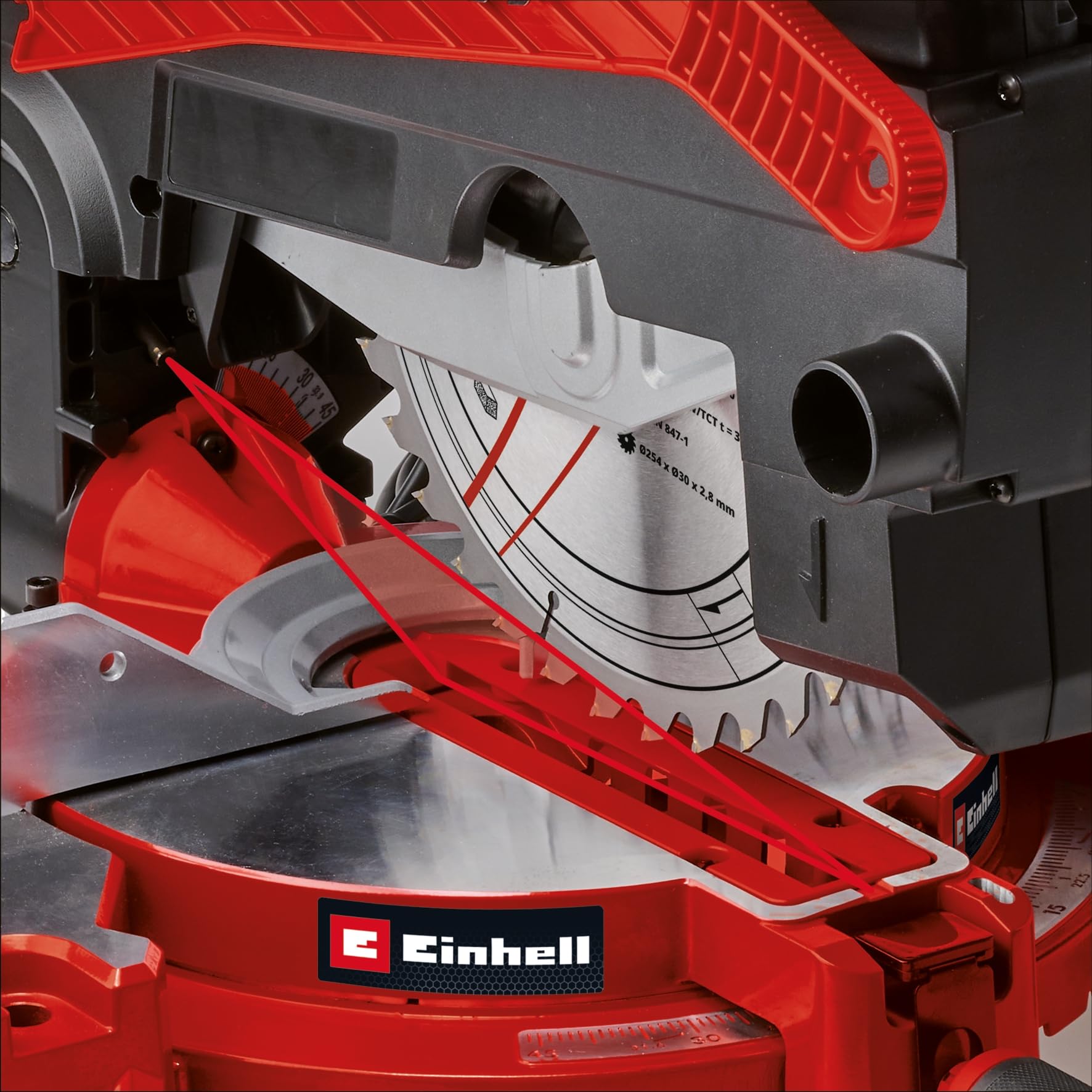 einhell-sierra-ingletadora-y-tronzadora-de-mesa-te-ms-254-t-2000w-l-ser-hoja-254 image 5