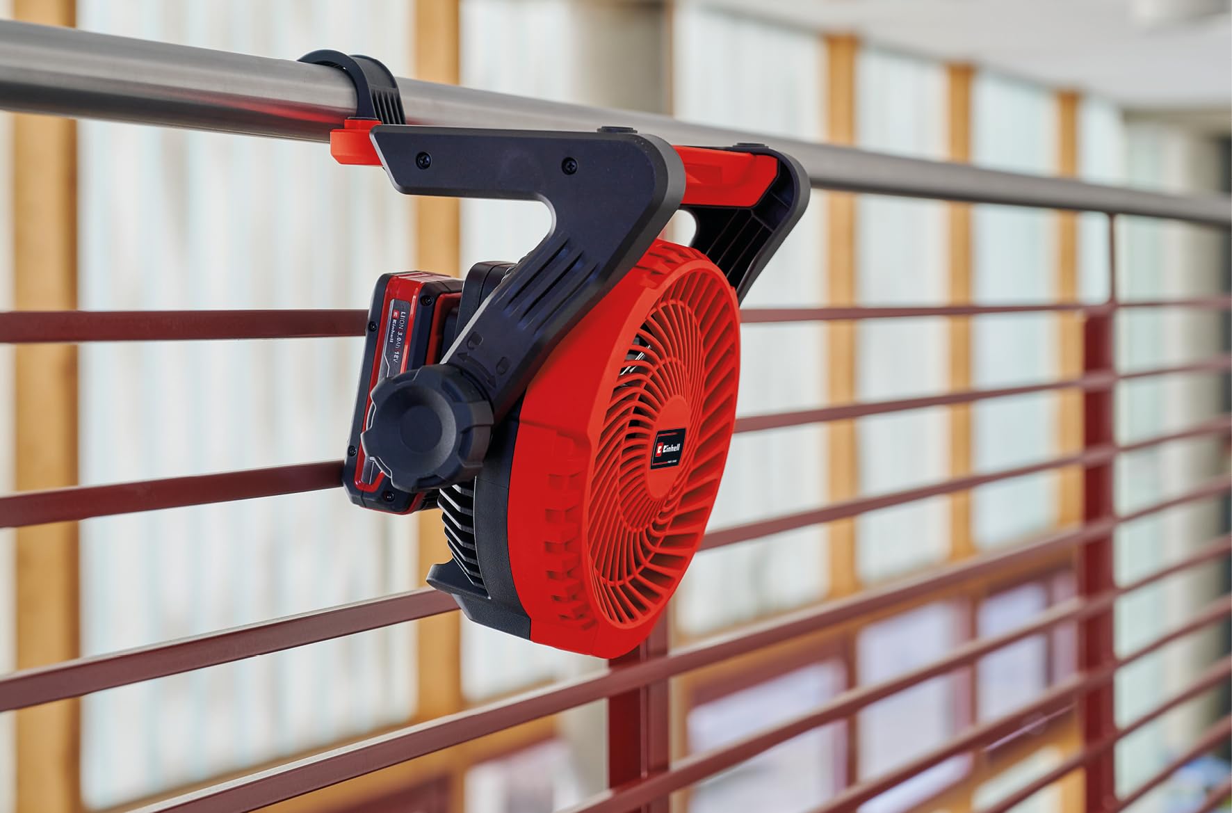 einhell-ventilador-inal-mbrico-ge-cf-18-2200-li-solo-18v-3-velocidades-cabezal-g image 4