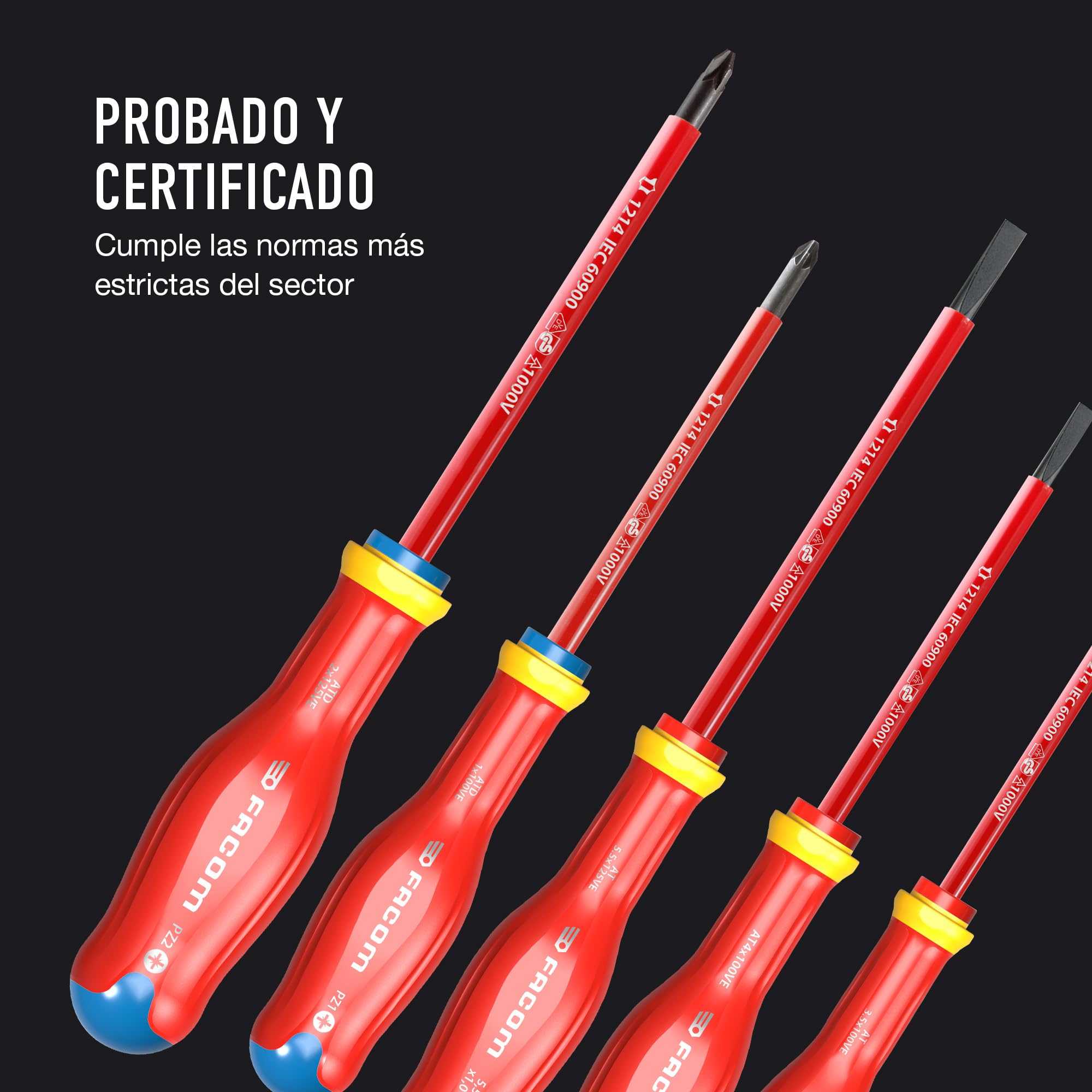 facom-at5ve-pb-juego-de-5-destornilladores-aislados-1000v-protwist-3-ranura-2-po image 7