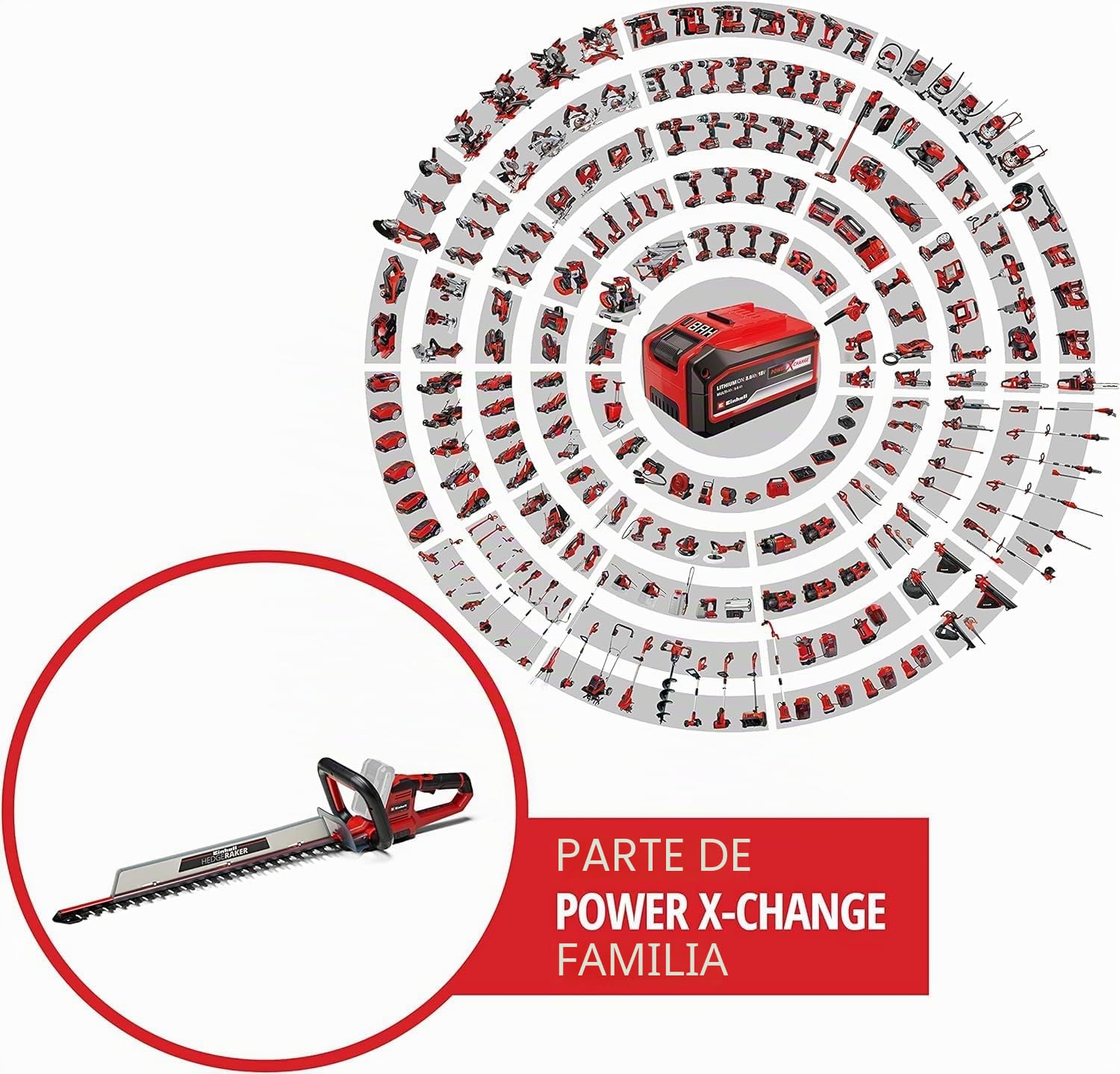 einhell-ge-ch-18-60-li-cortasetos-inal-mbrico-18v-power-x-change-60cm-mango-gira image 2