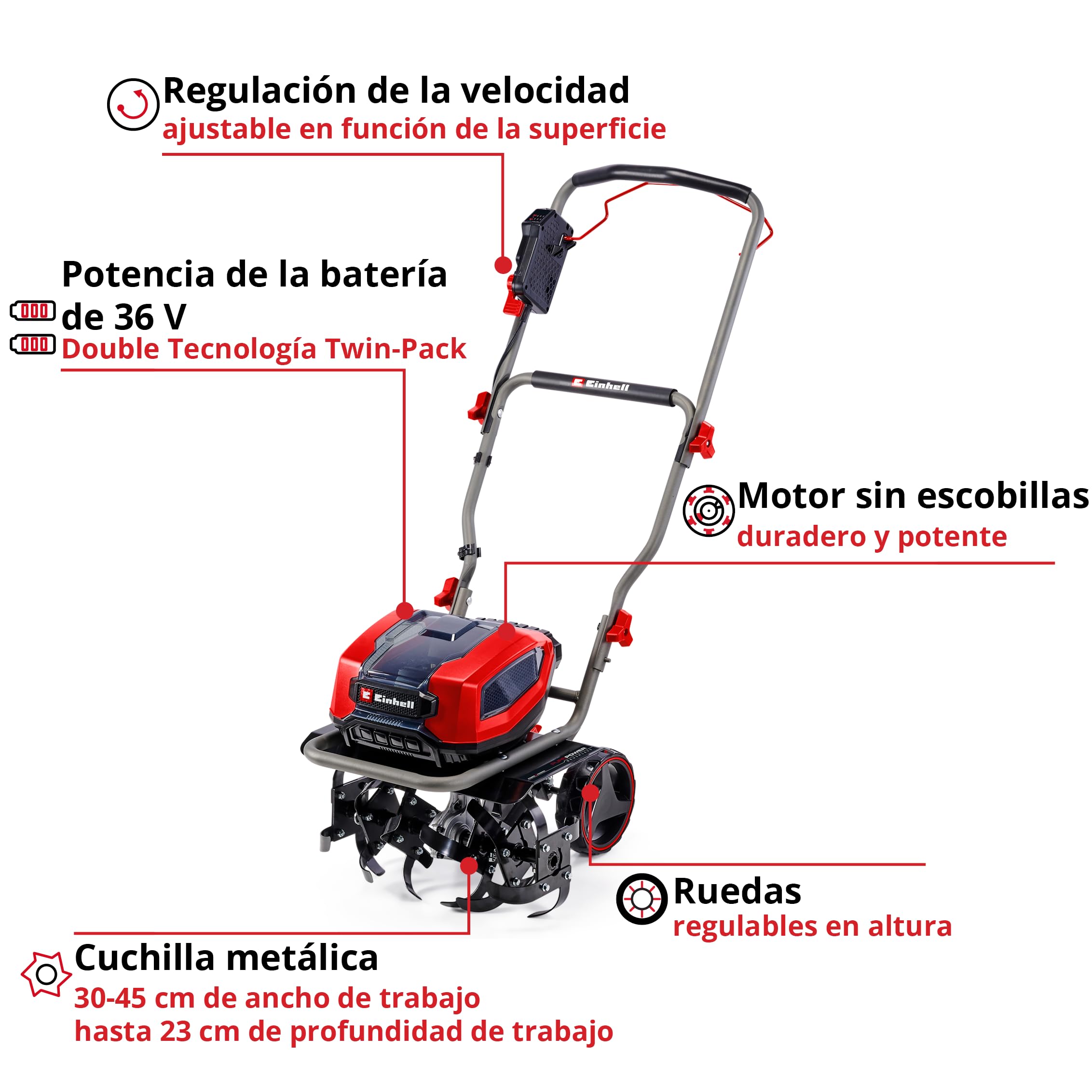 einhell-gp-cr-36-45-li-e-bl-motoazada-con-bater-a-36v-sin-escobillas-45cm-ancho- image 3