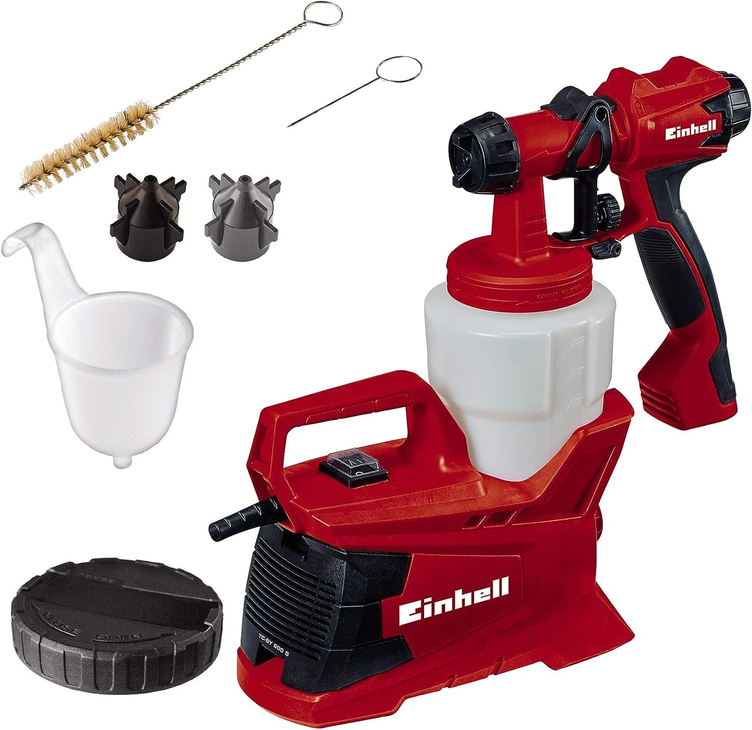 einhell-tc-sy-600-s-pulverizador-de-pintura-semi-estacionario-600w-800ml-para-ba image 1