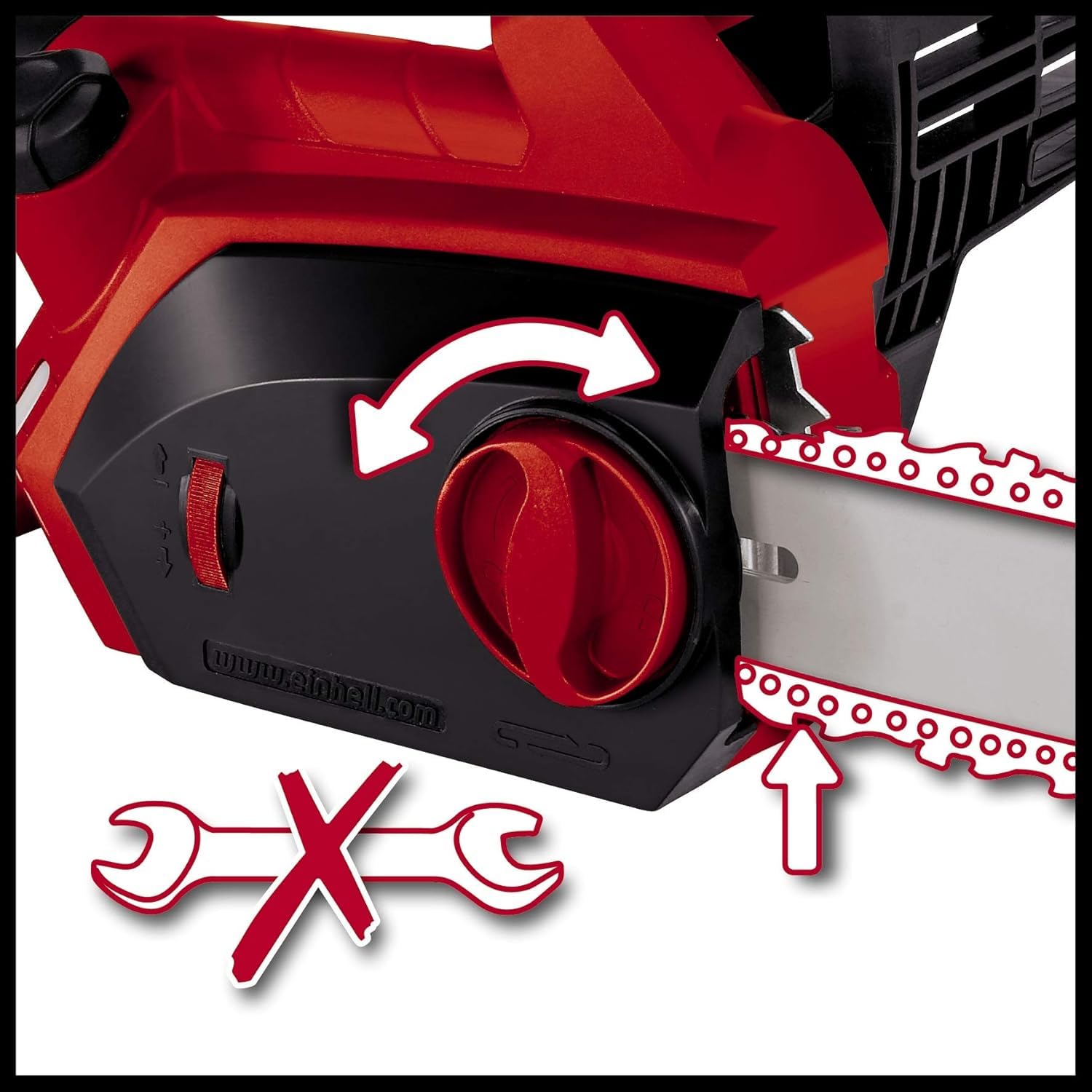 einhell-gh-ec-1835-motosierra-el-ctrica-1800-w-con-tensado-de-cadena-sin-herrami image 3