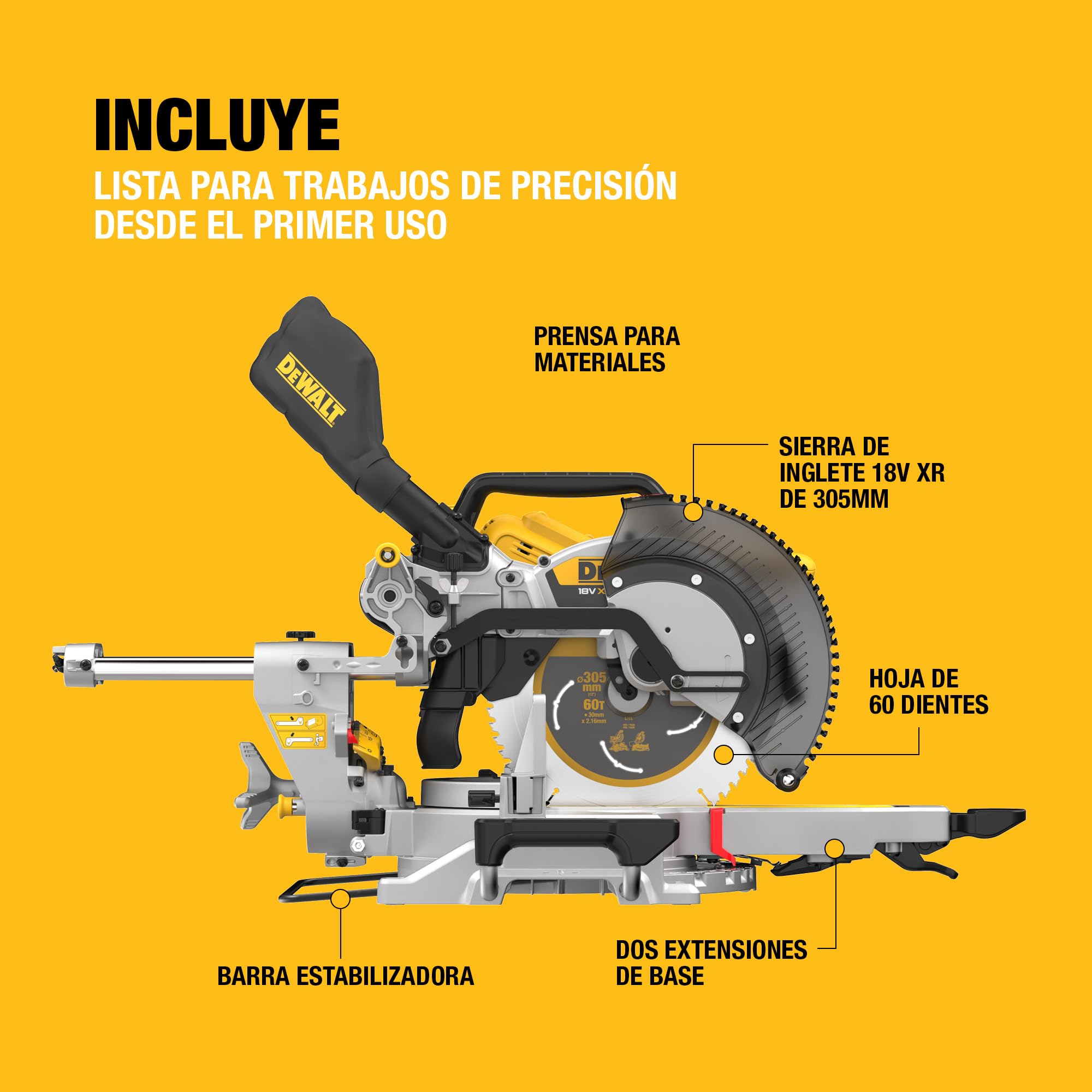 dewalt-dcs782n-xj-sierra-ingletadora-telesc-pica-18v-xr-305-mm-solo-herramienta image 7