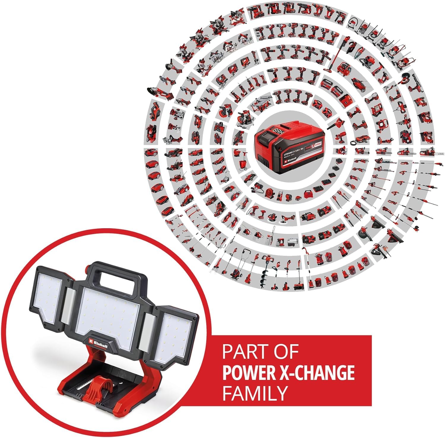 einhell-l-mpara-con-bater-a-tp-cl-18-3000-li-solo-power-x-change-3000-l-menes-60 image 2
