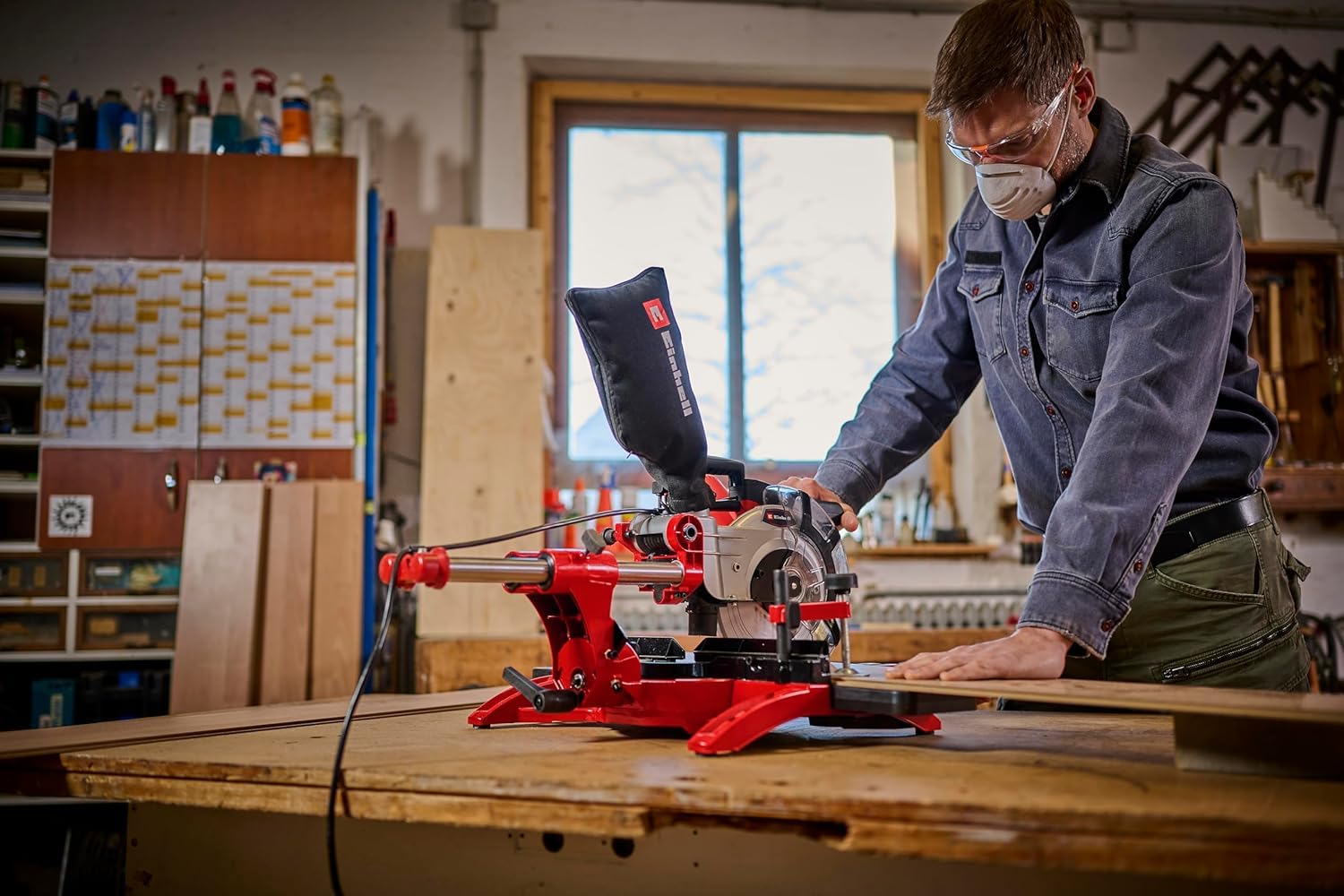 einhell-tc-sm-2131-1-dual-ingletadora-deslizante-1800w-210mm-l-ser-incluye-hoja- image 2