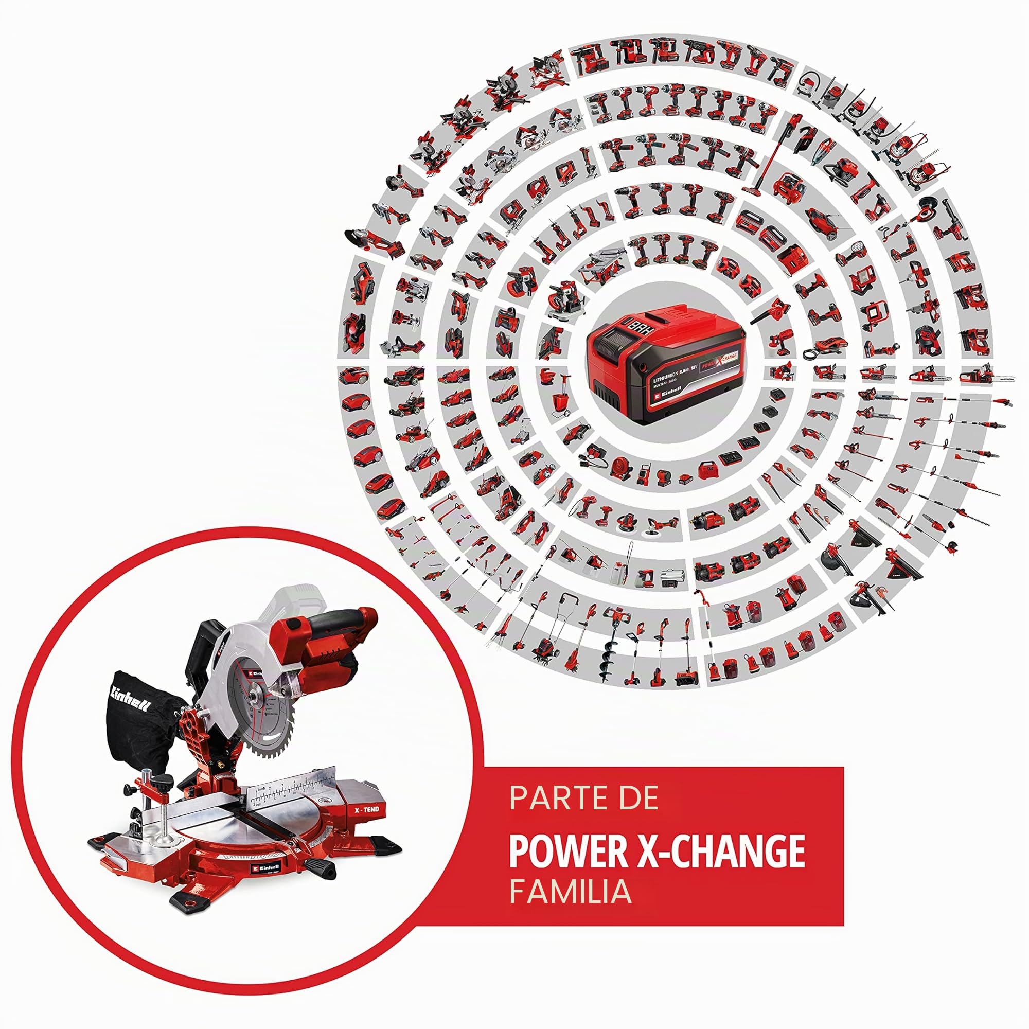 einhell-te-ms-18-210-li-solo-sierra-ingletadora-inal-mbrica-18v-power-x-change image 2
