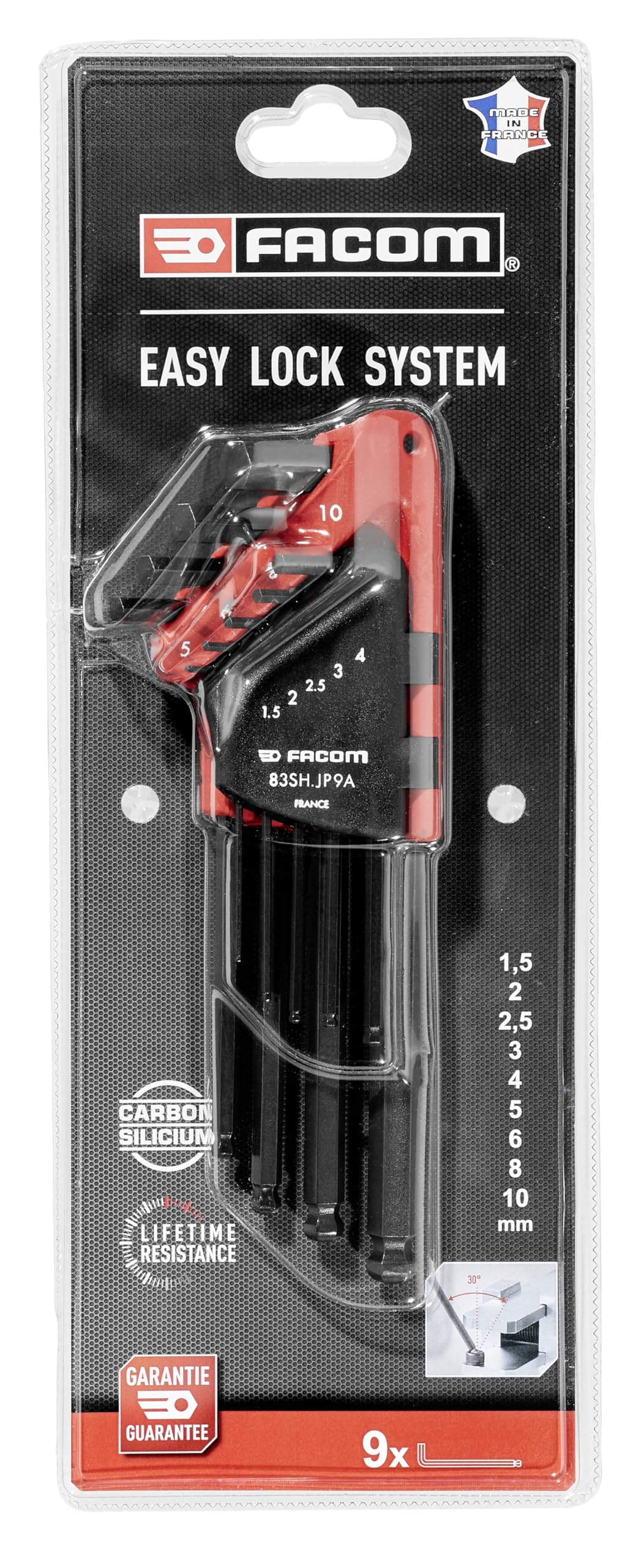 facom-83sh-jp9a-juego-de-9-llaves-macho-esf-ricas-m-tricas-en-estuche-compacto image 2
