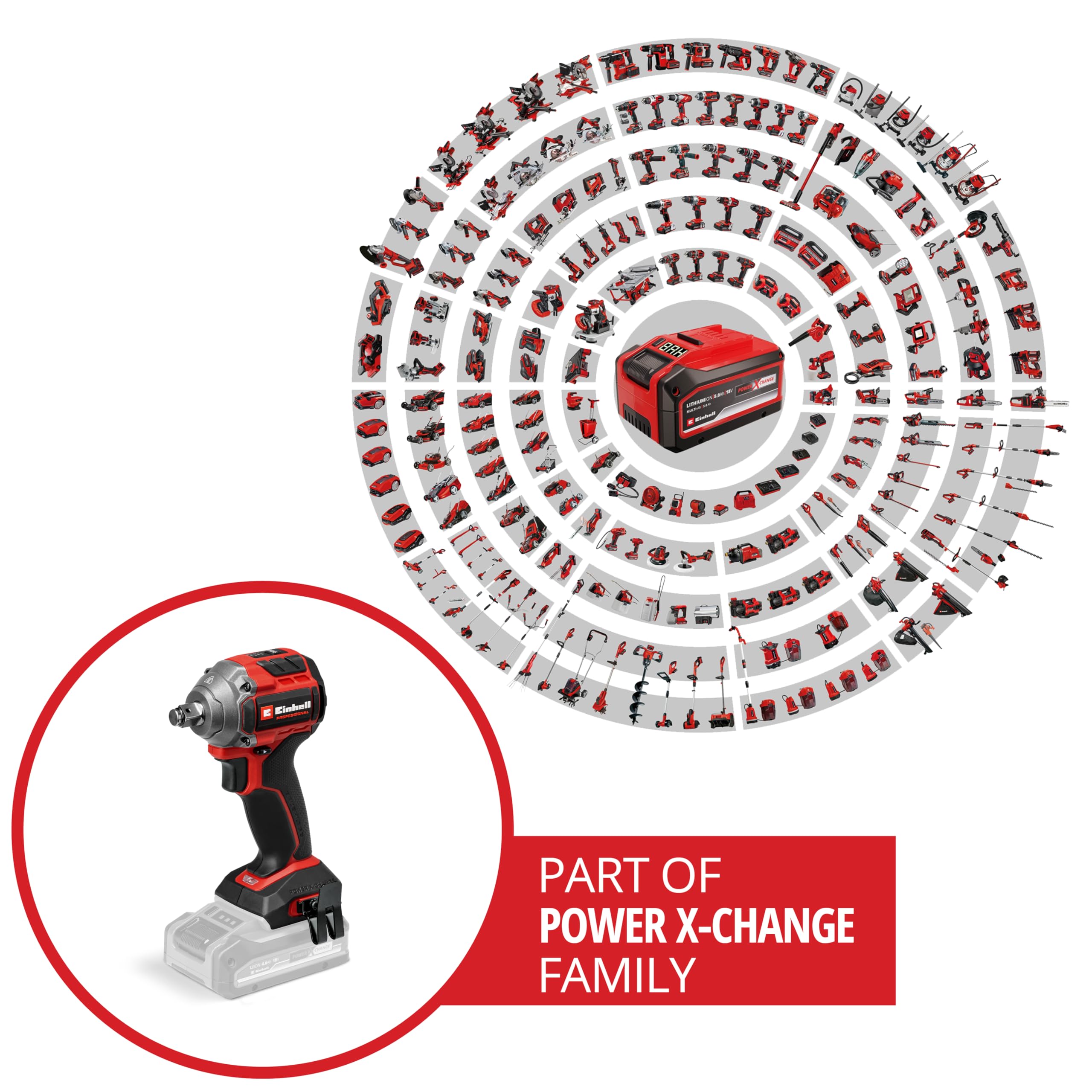 einhell-professional-atornillador-de-impacto-con-bater-a-tp-cw-18-260-c-li-bl-so image 2